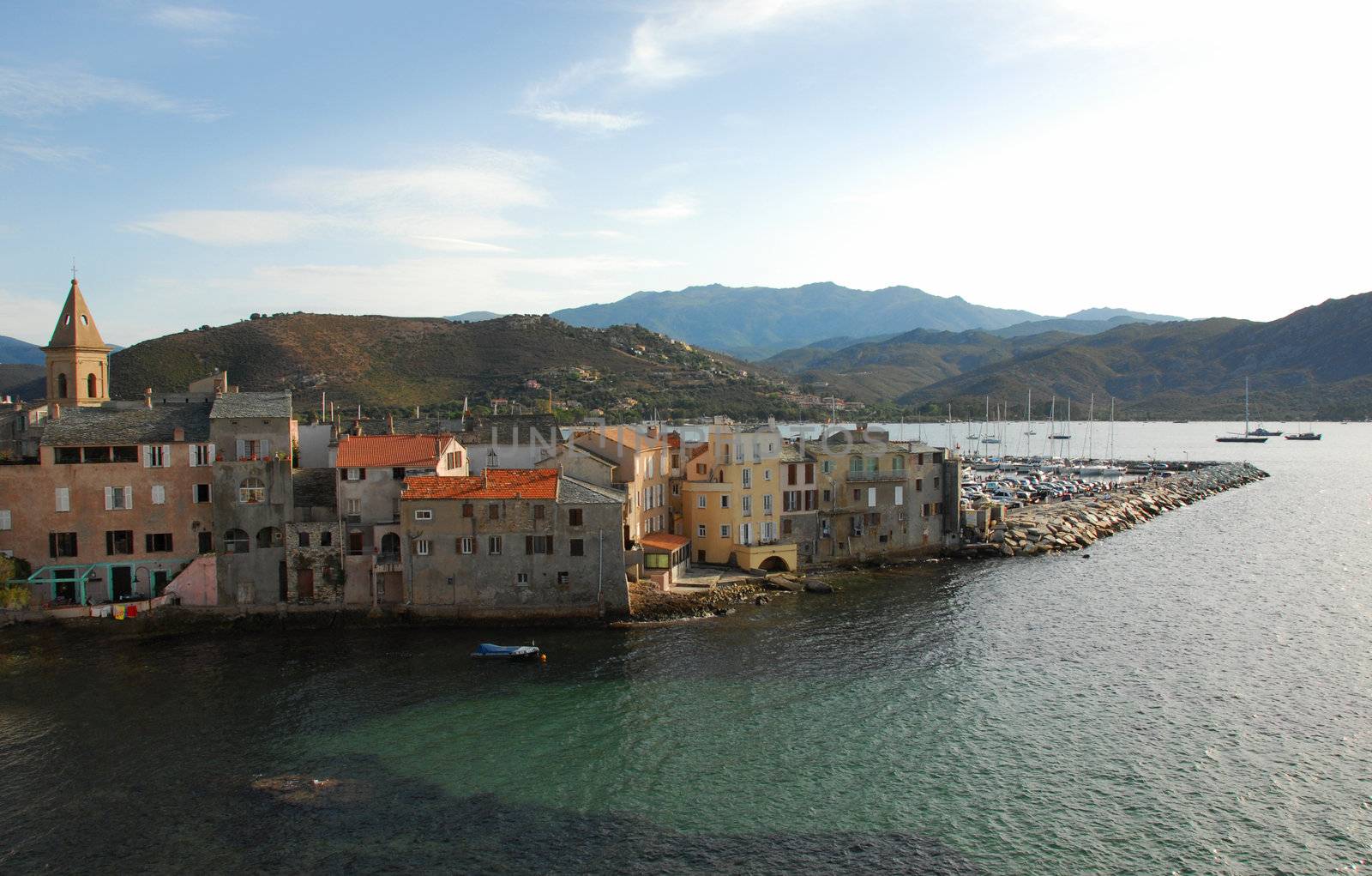 St. Florent, little village on Corsica,France. 