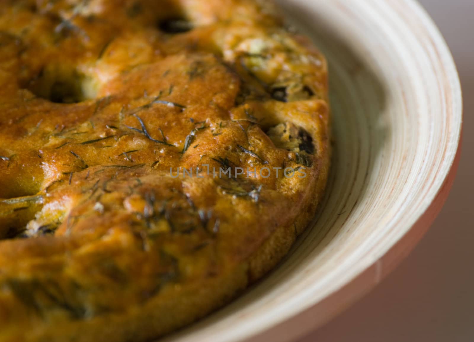 Delicious olive sourdough bread