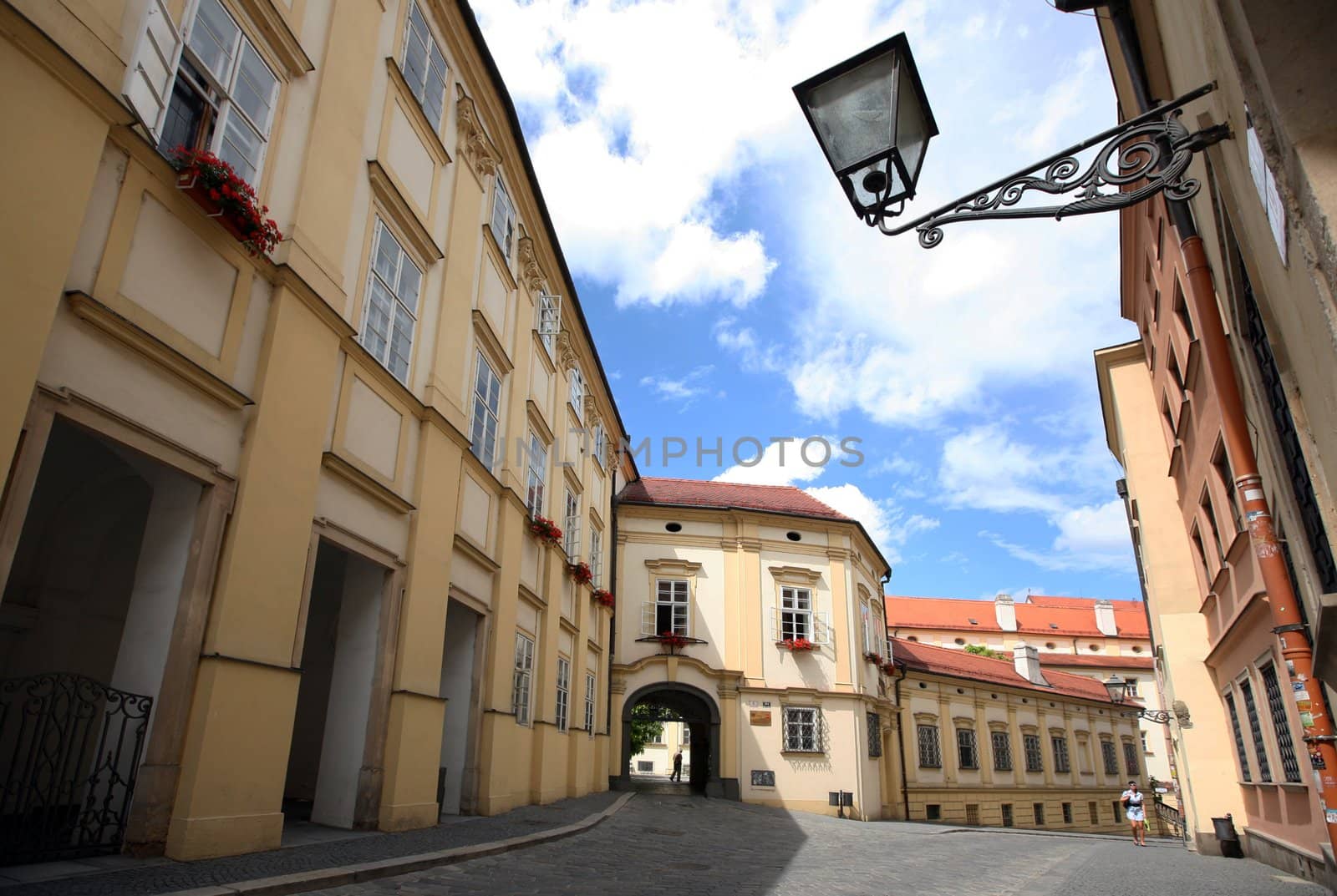 Guildhall in the center of Brno, Czech  republic