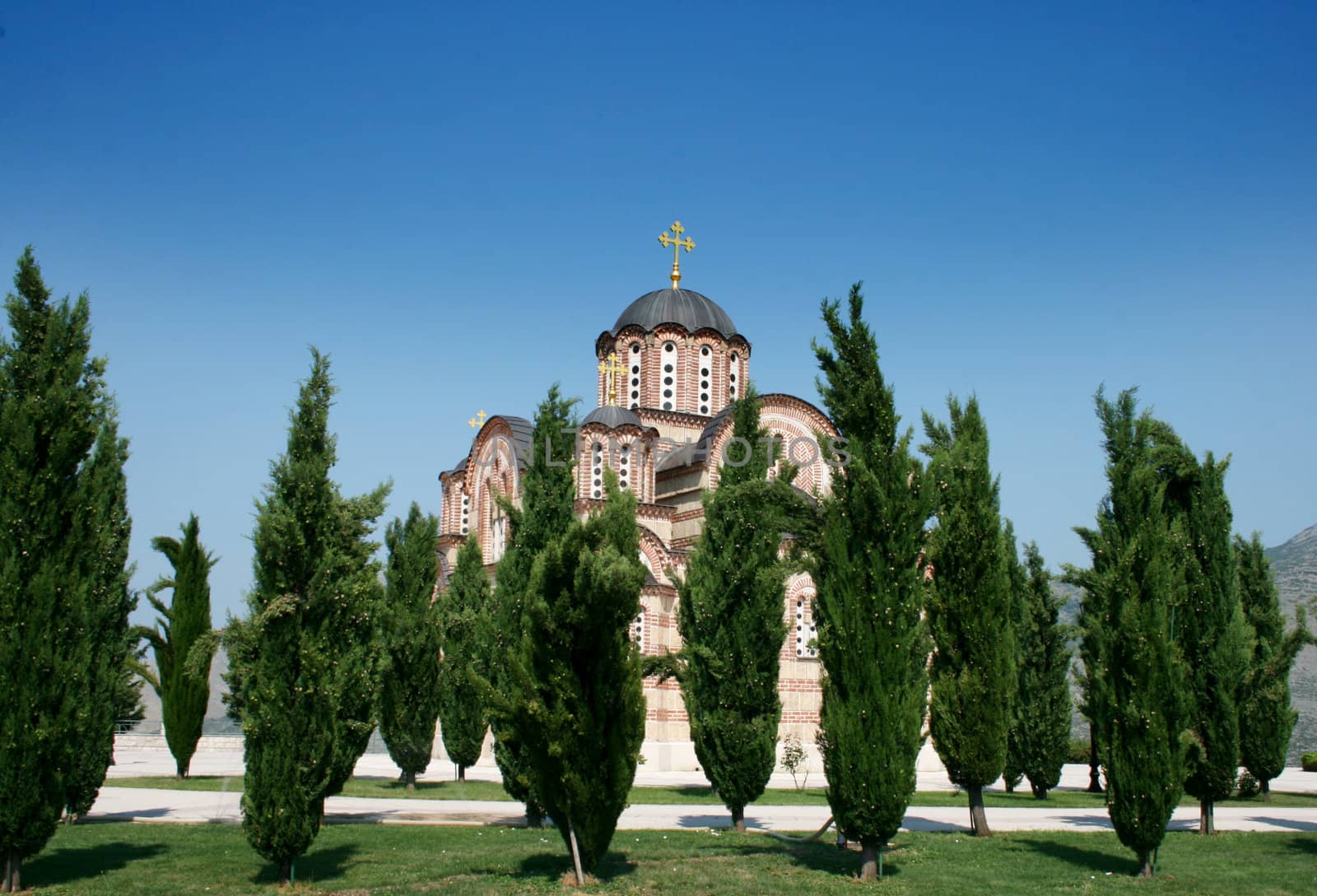 Gracanica monastery in Trebinje in Bosnia and Herzegovina