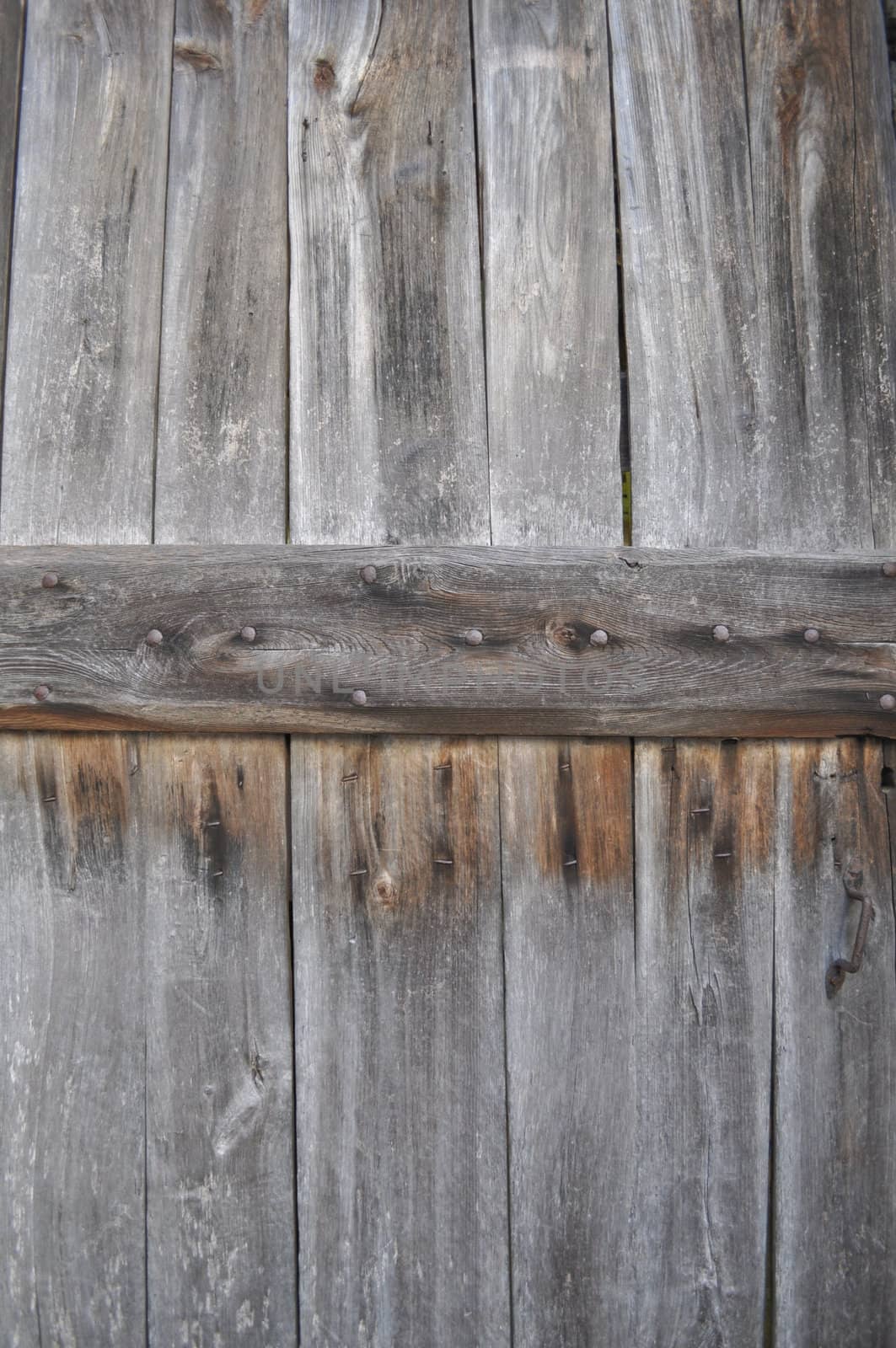Old wooden door wood plank board useful as a background