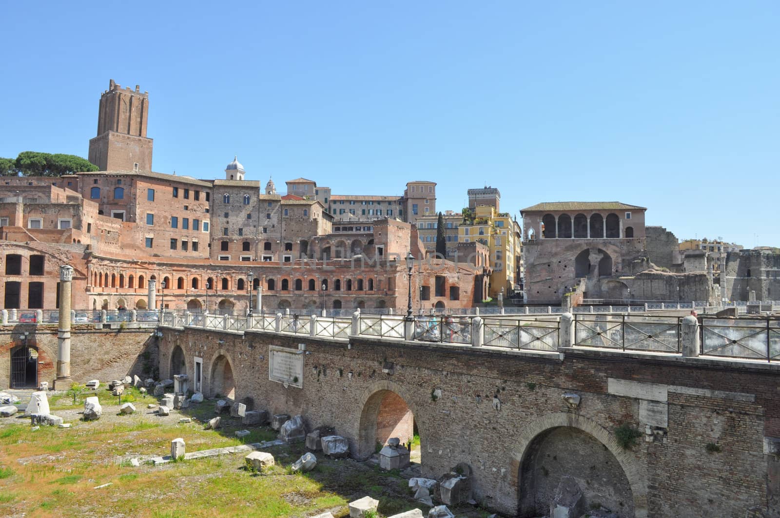 Trajan's Market (Mercati Traianei) in Rome, Italy