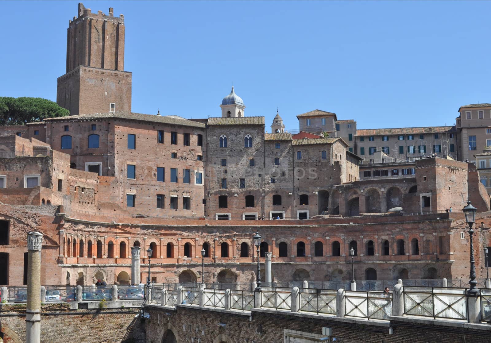 Trajan's Market (Mercati Traianei) in Rome, Italy