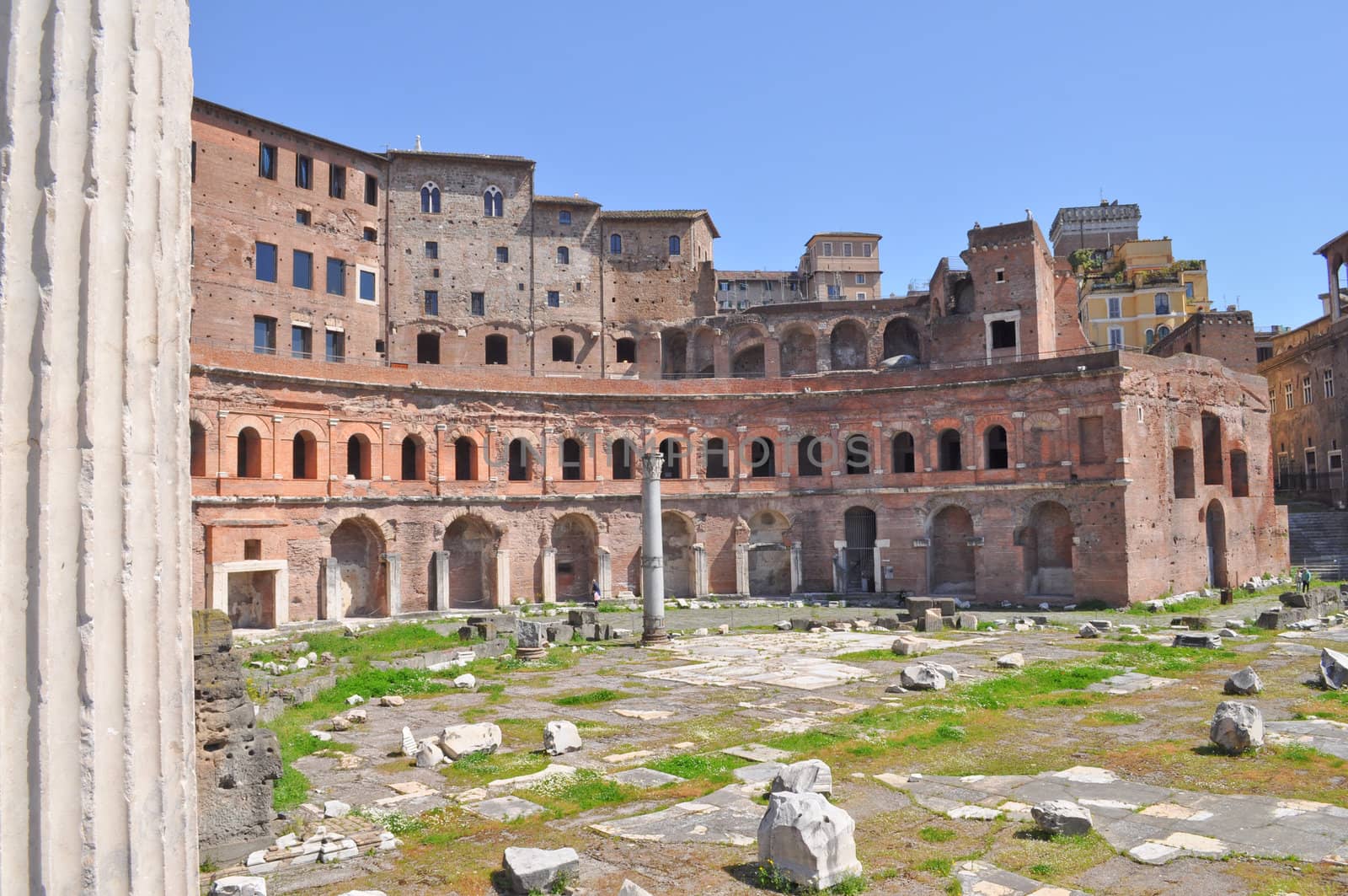 Trajan's Market (Mercati Traianei) in Rome, Italy