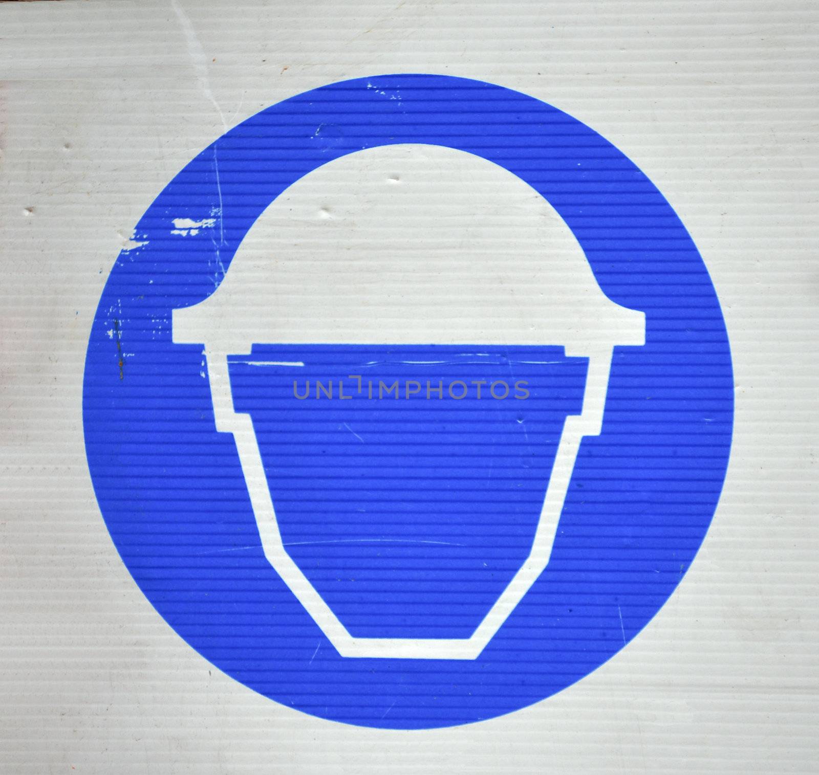 Protective wear and safety at work signs