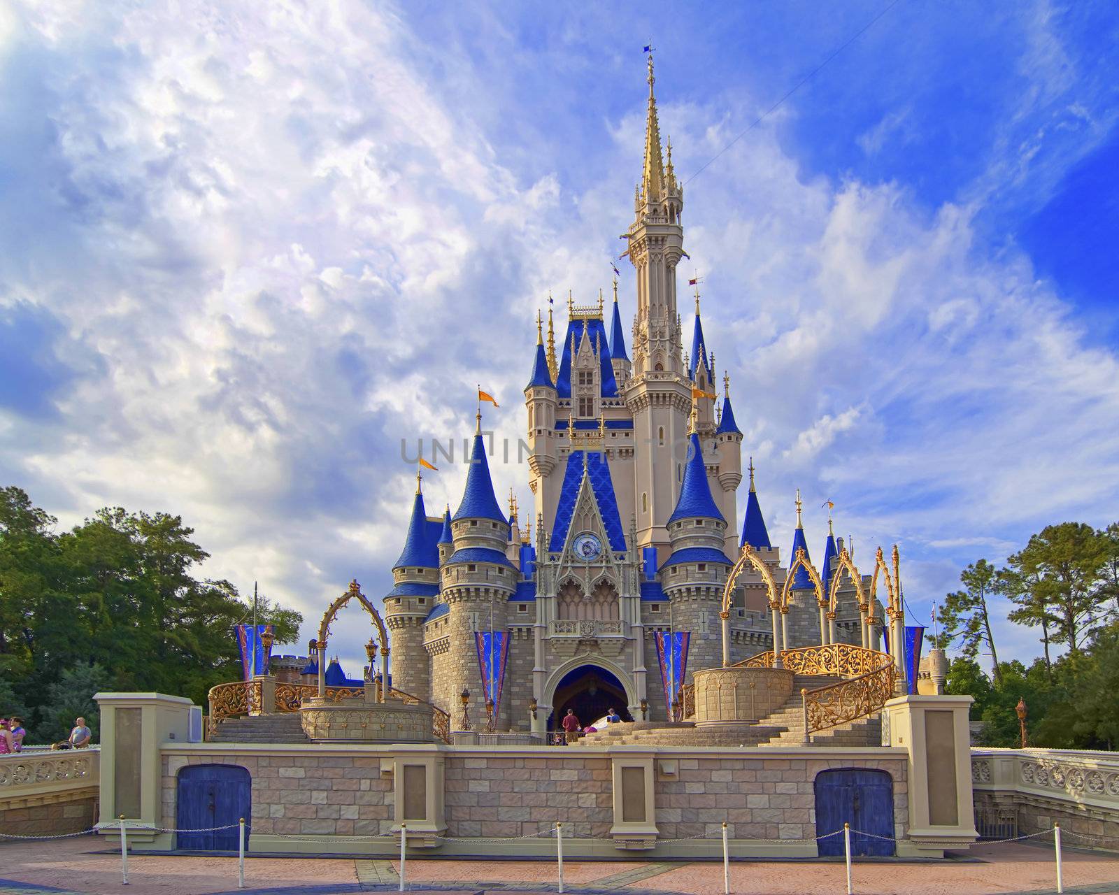 Cinderella's castle in Magic kingdom, Disneyworld, Orlando