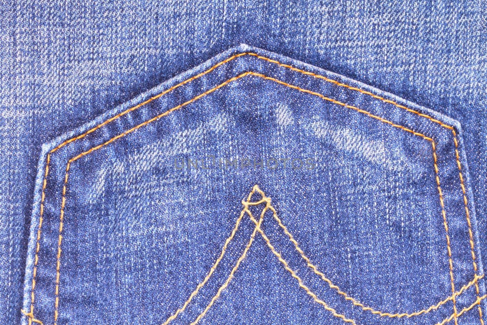 Jean cloth - macro of a jeans texture