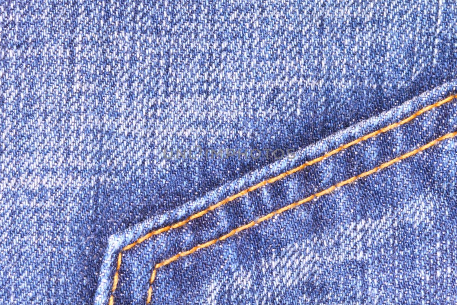 Jean cloth - macro of a jeans texture