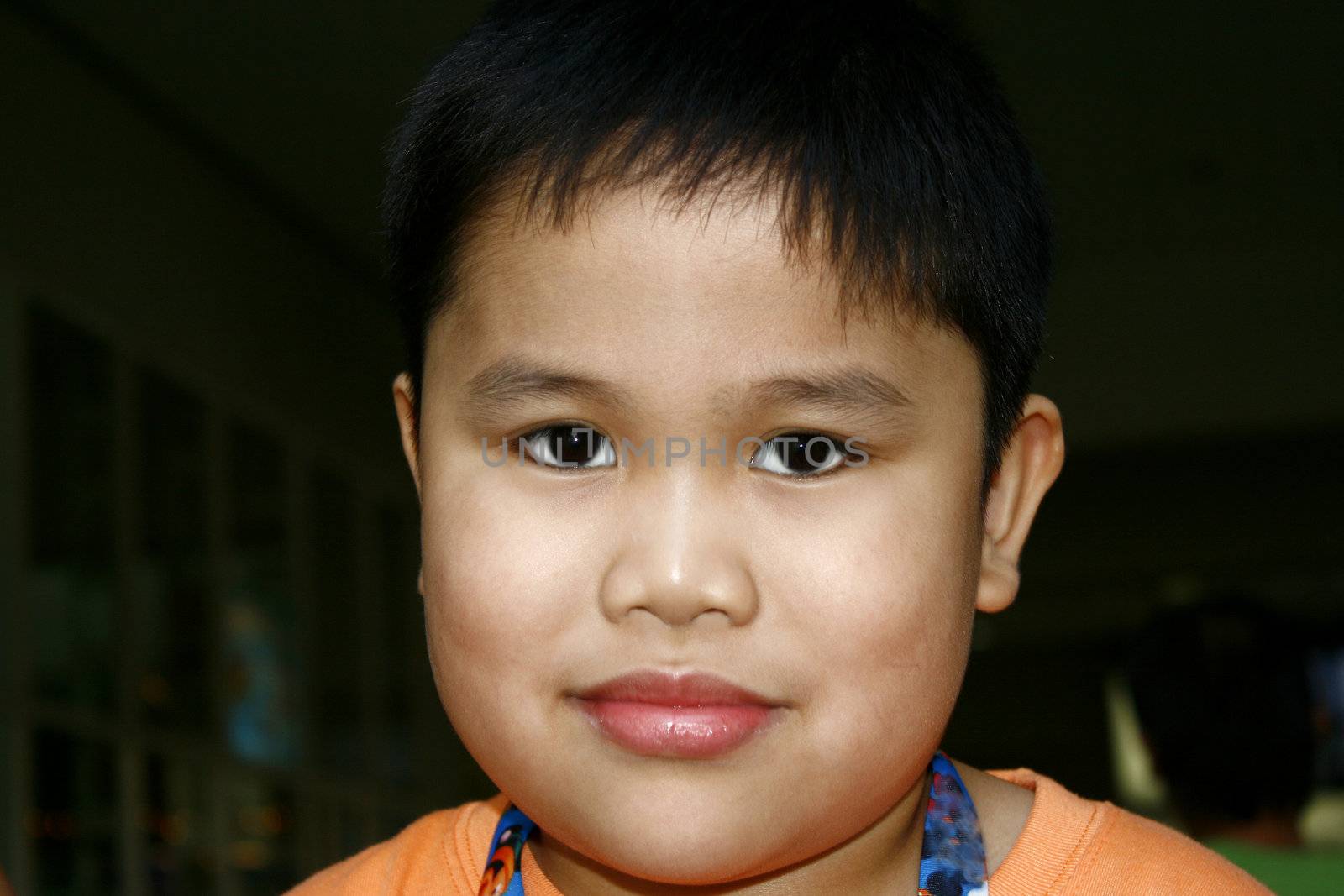 Portrait of an asian boy by sacatani