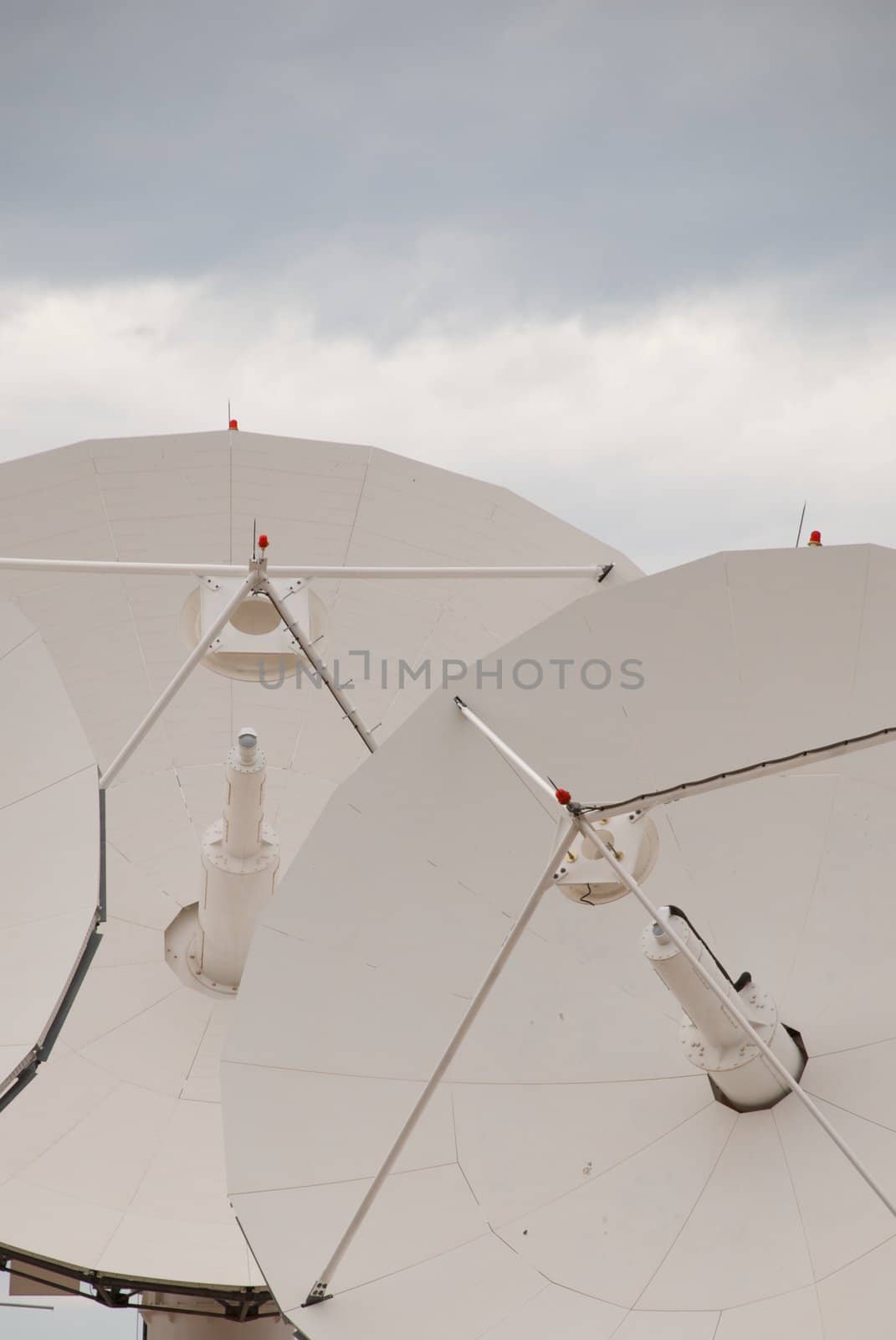 Two Large Satellite Receivers by pixelsnap