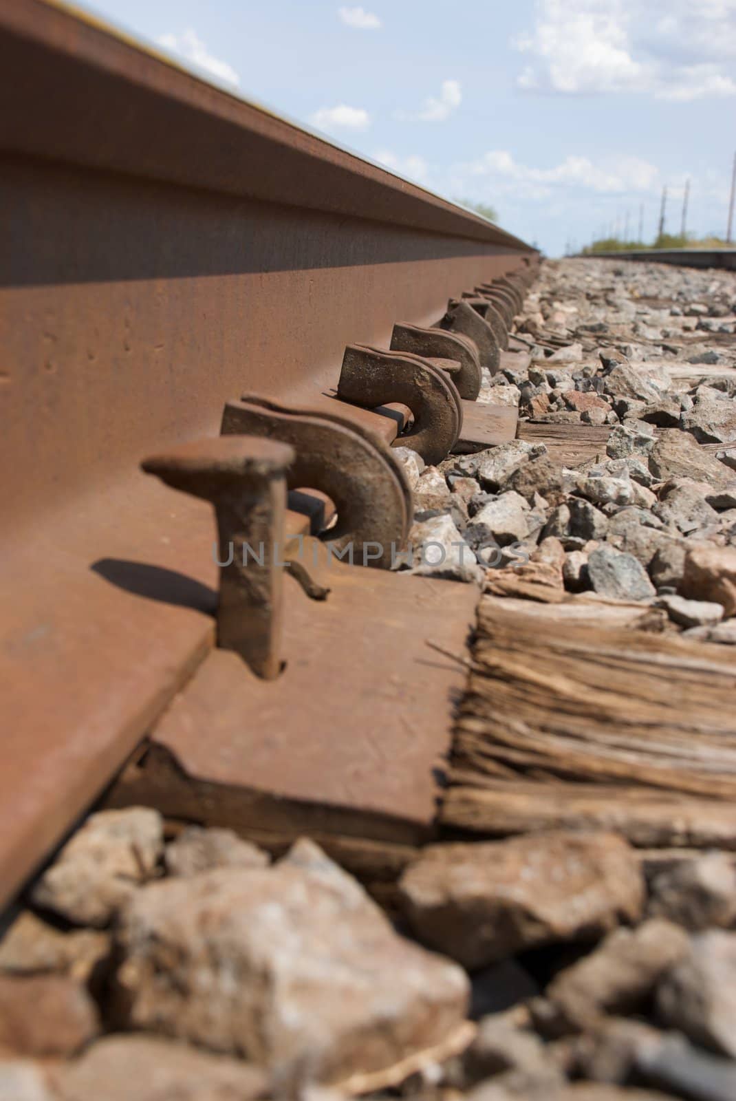 Rusted Train Tracks by pixelsnap