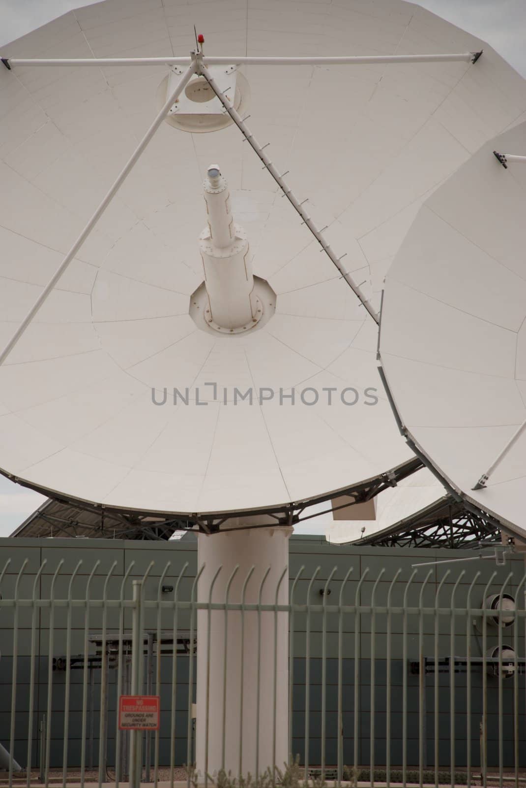 Large Satellite Receiver Dishes