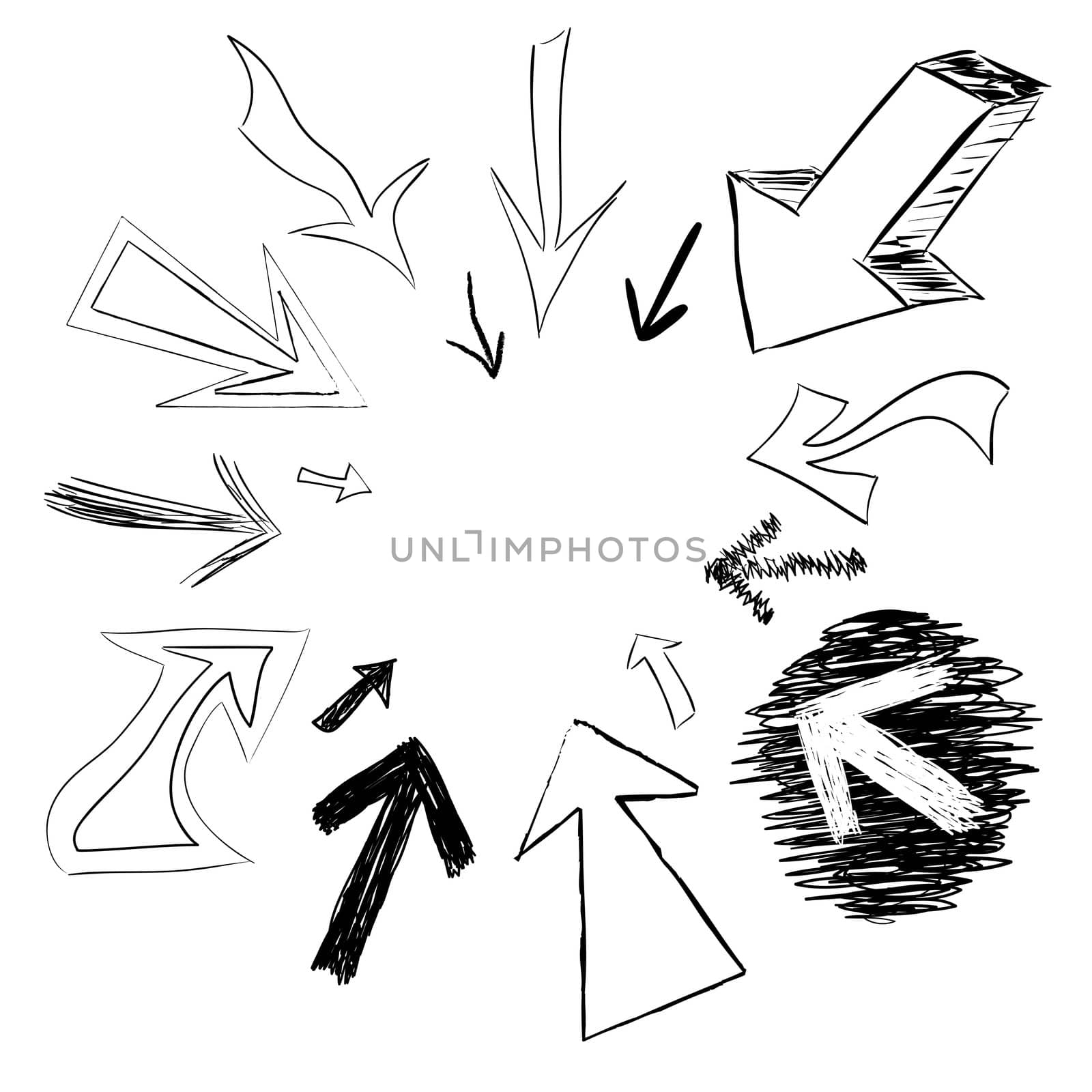 Doodled Arrows by graficallyminded