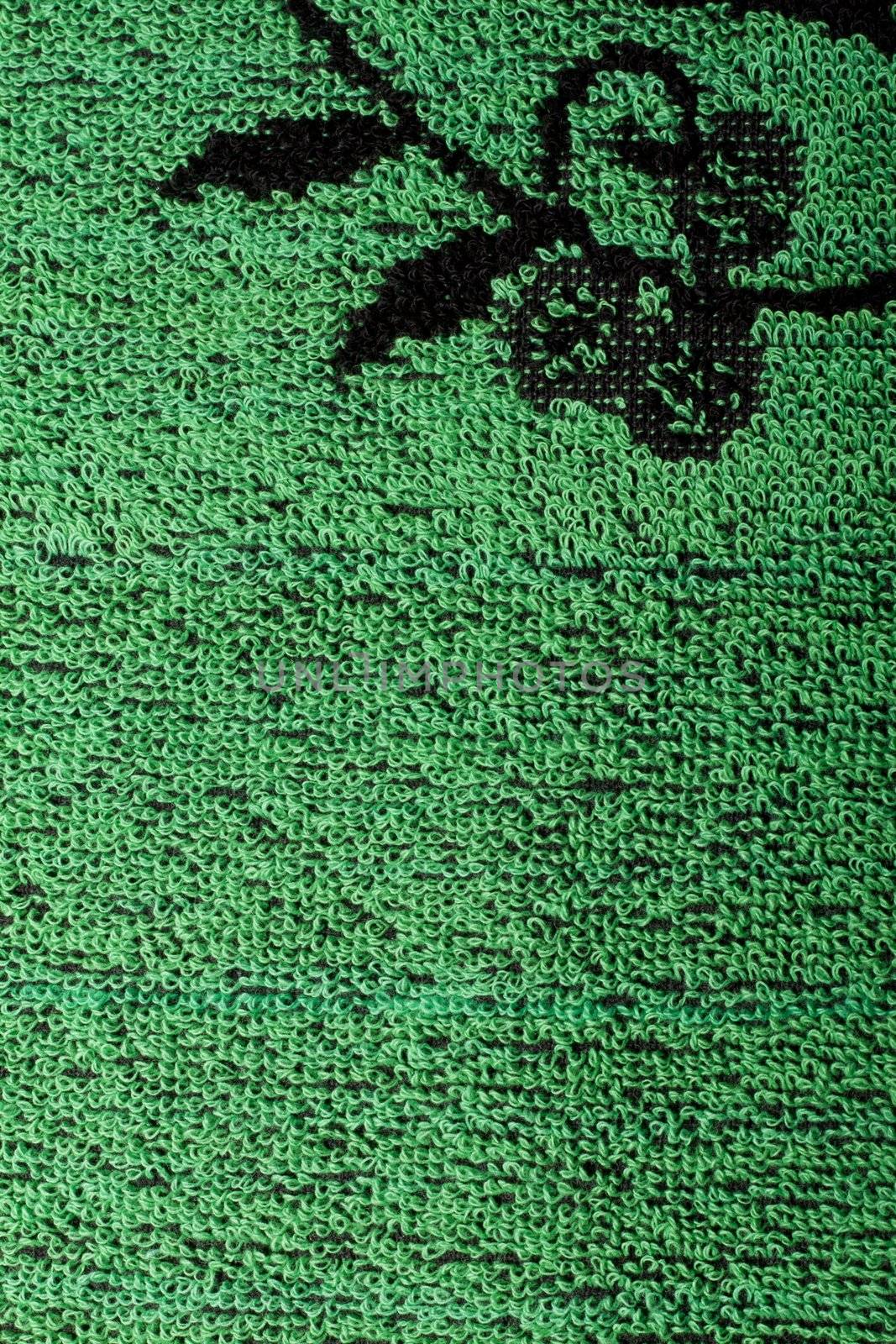 Close up view detail of a kitchen cloth texture.