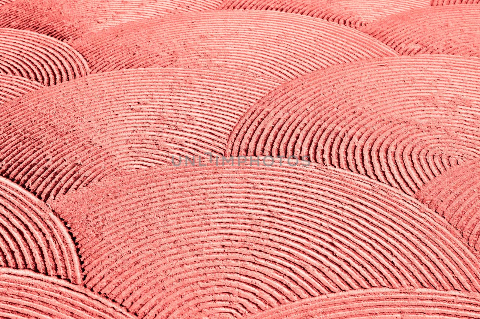 Red Radial Circle Background
