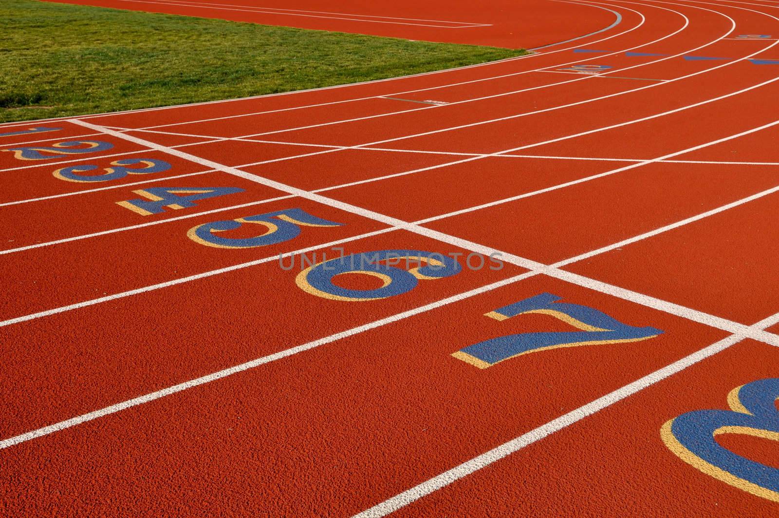Head Start Red, Blue, Yellow Running Track
