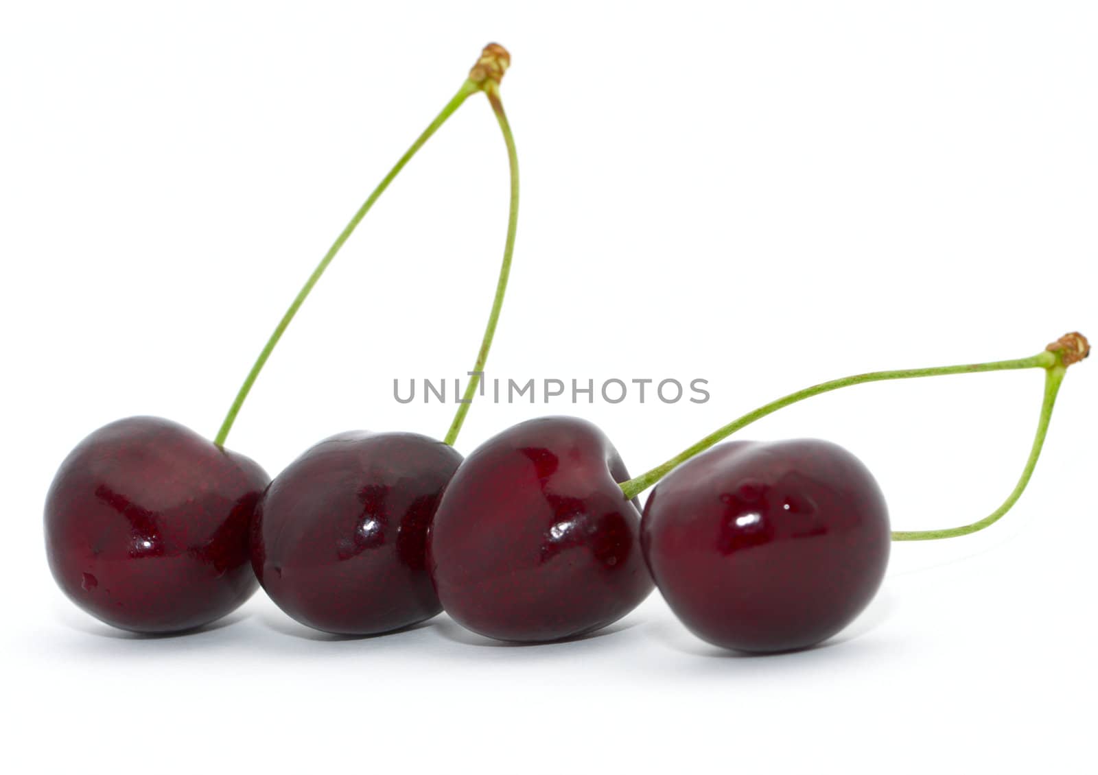 Four cherries by Olinkau