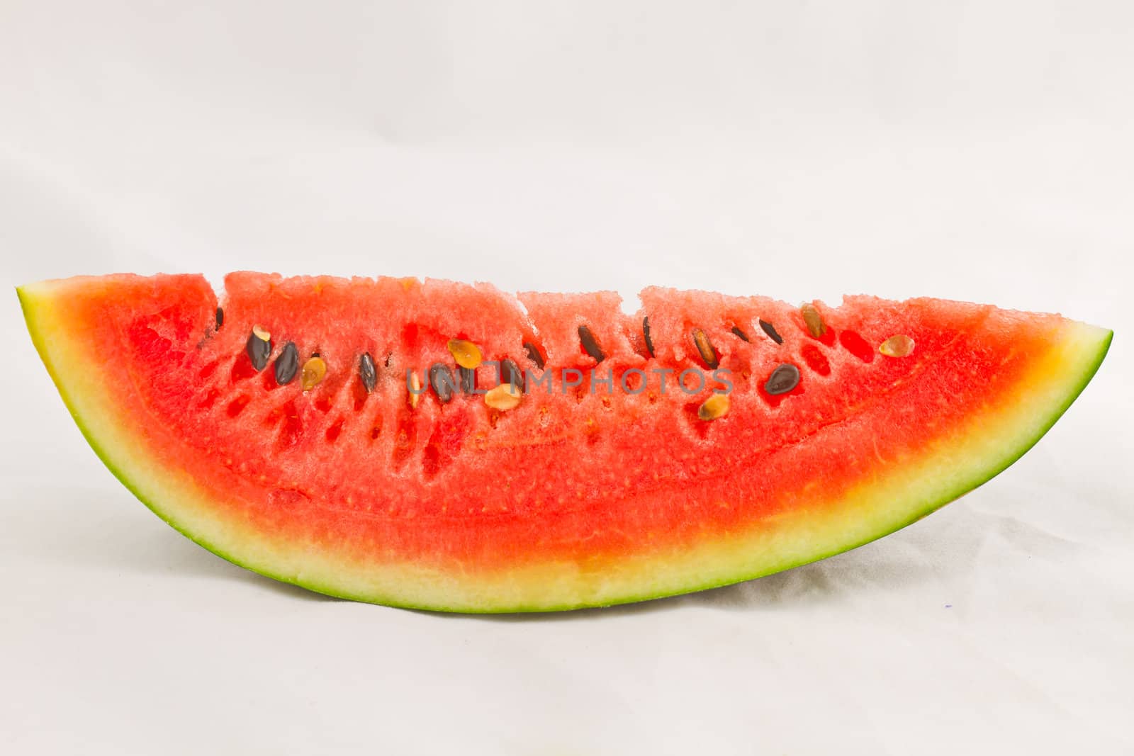 slice of watermelon, isolated on white