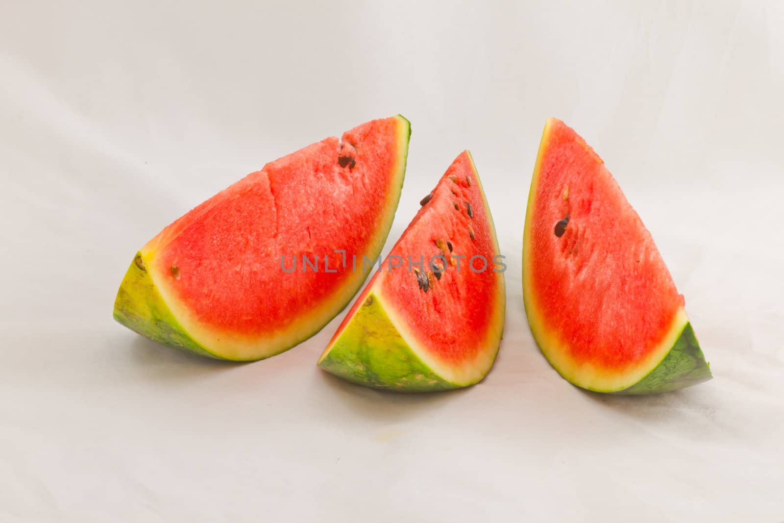 slice of watermelon, isolated on white