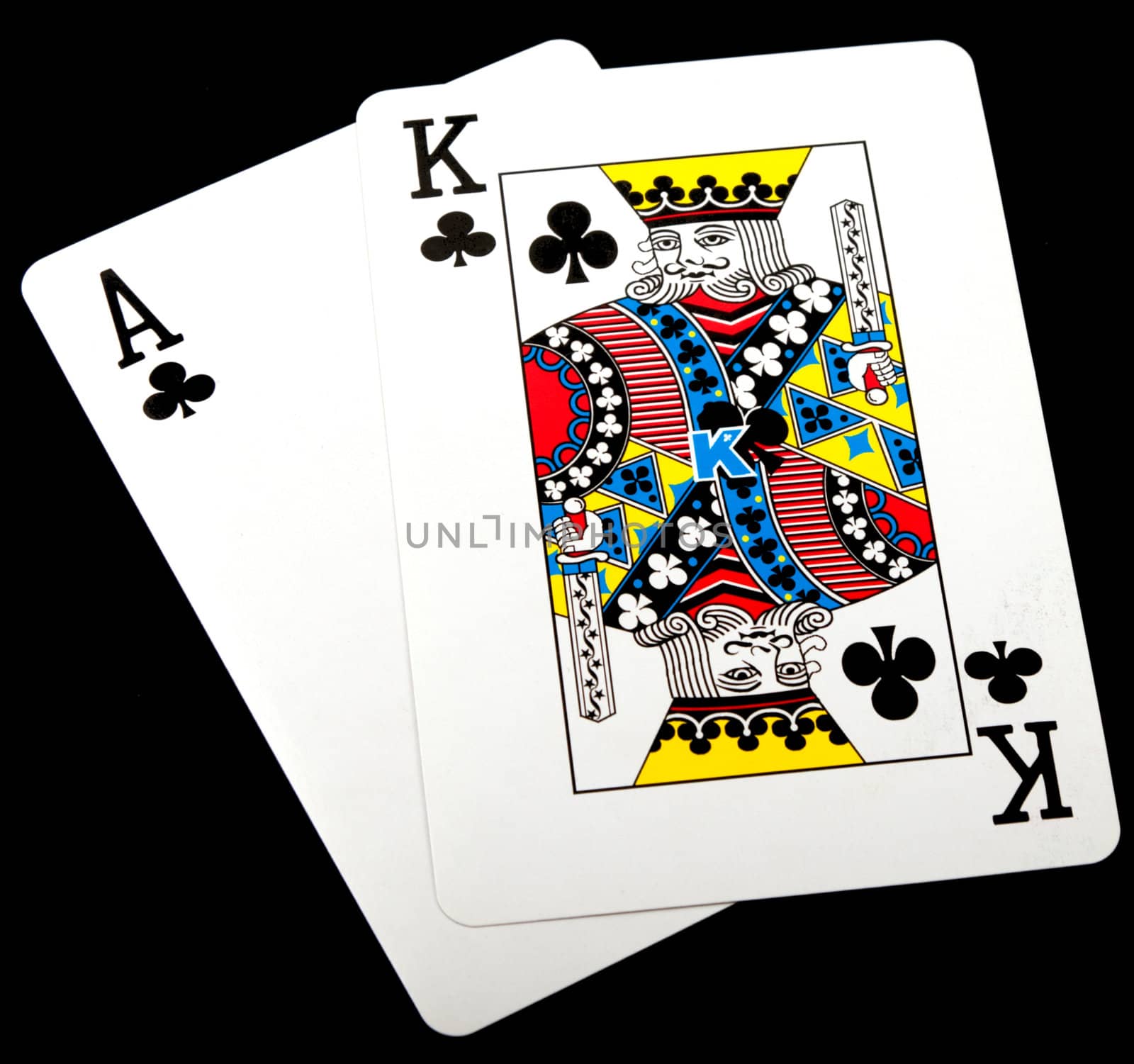 ace king, clubs by GunterNezhoda