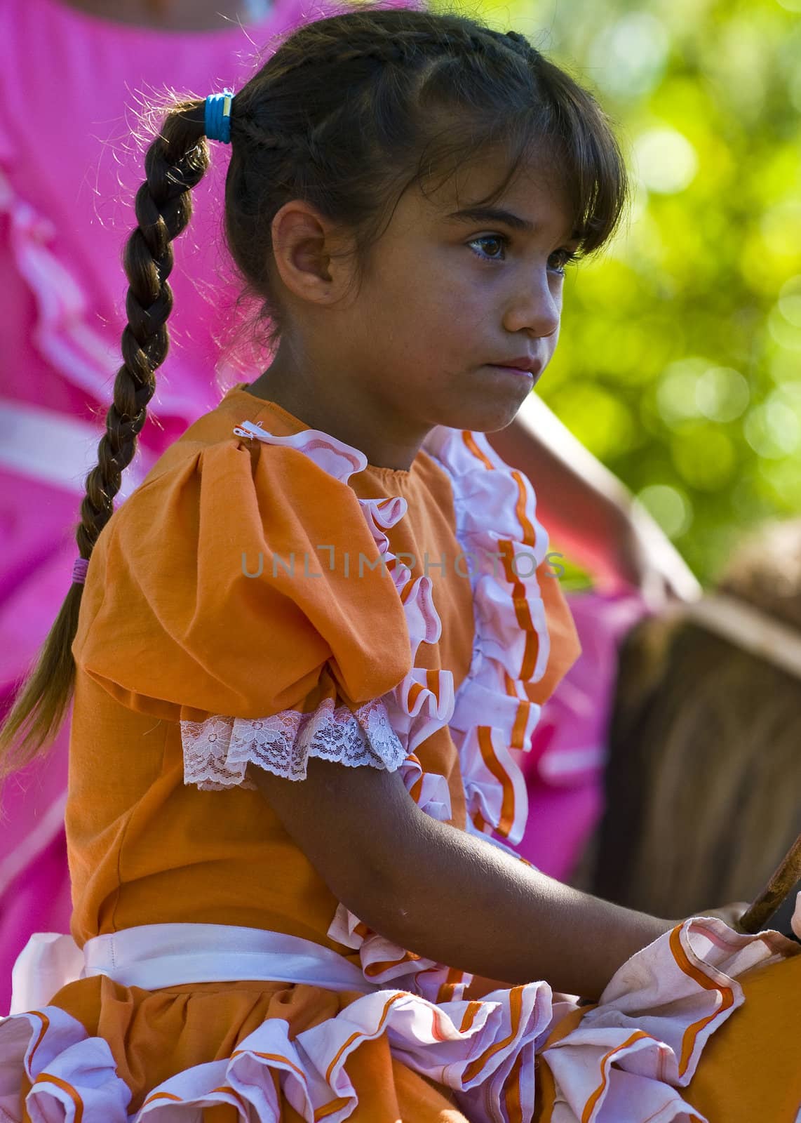 TACUAREMBO, URUGUAY - MAR 6 : Participant in the annual festival "Patria Gaucha" March 6, 2010 in Tacuarembo, Uruguay. It is one of the biggest festival in South America to celebrate gaucho culture