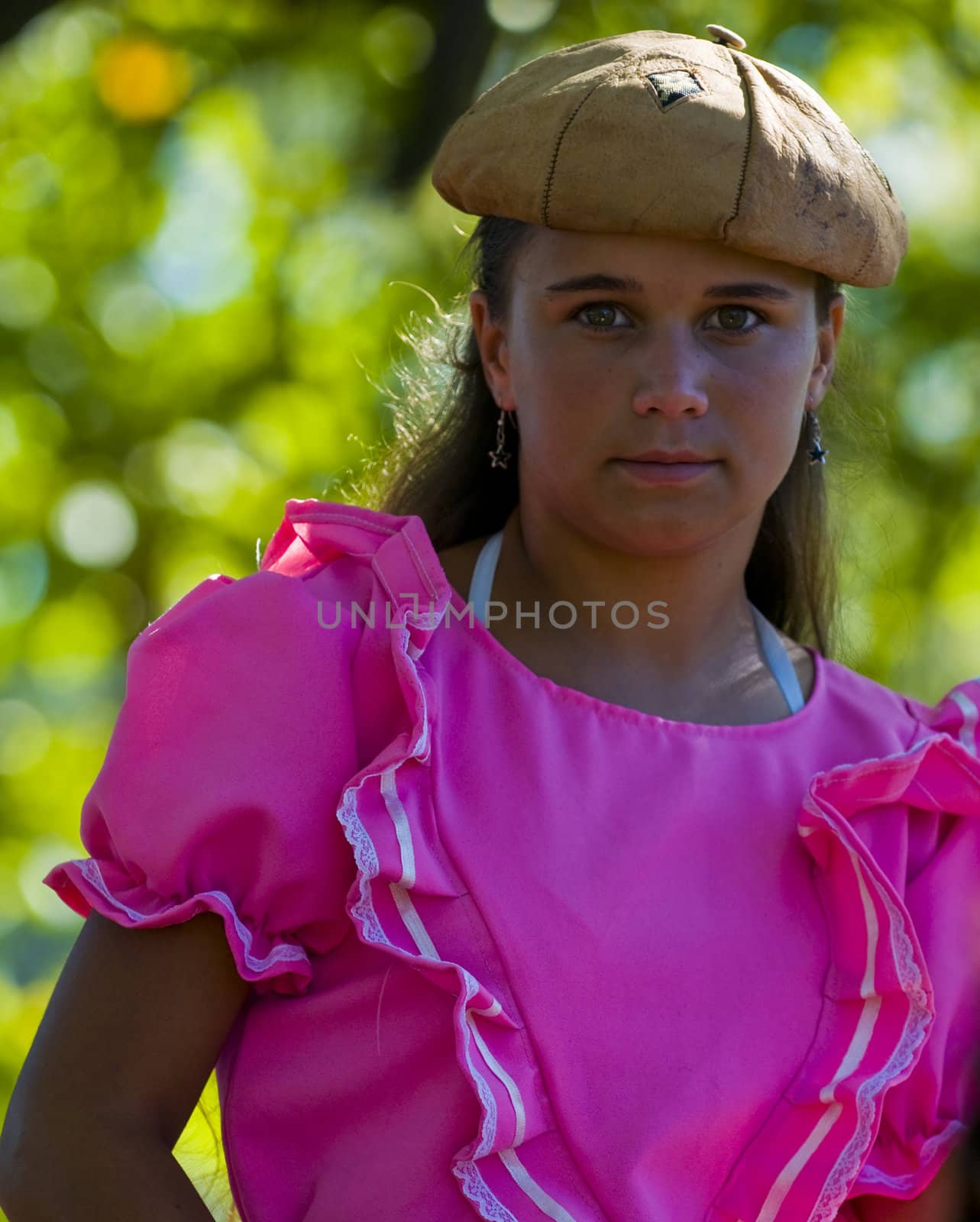 TACUAREMBO, URUGUAY - MAR 6 : Participant in the annual festival "Patria Gaucha" March 6, 2010 in Tacuarembo, Uruguay. It is one of the biggest festival in South America to celebrate gaucho culture