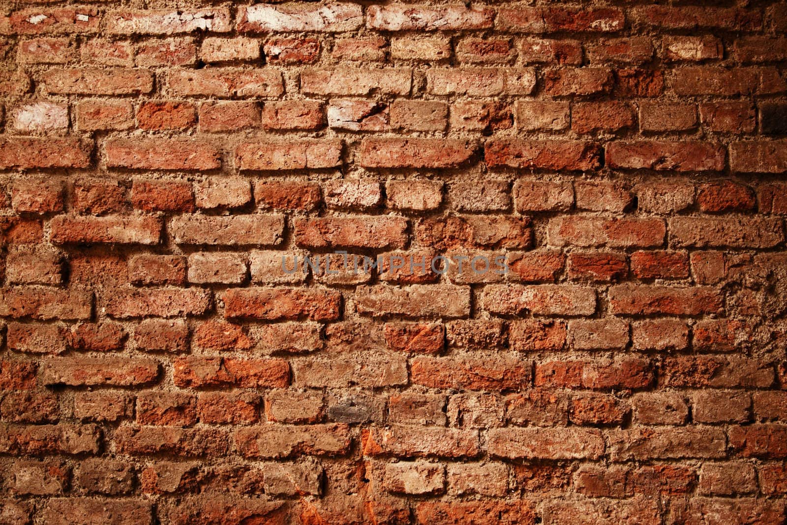 Brick wall background texture by photosoup