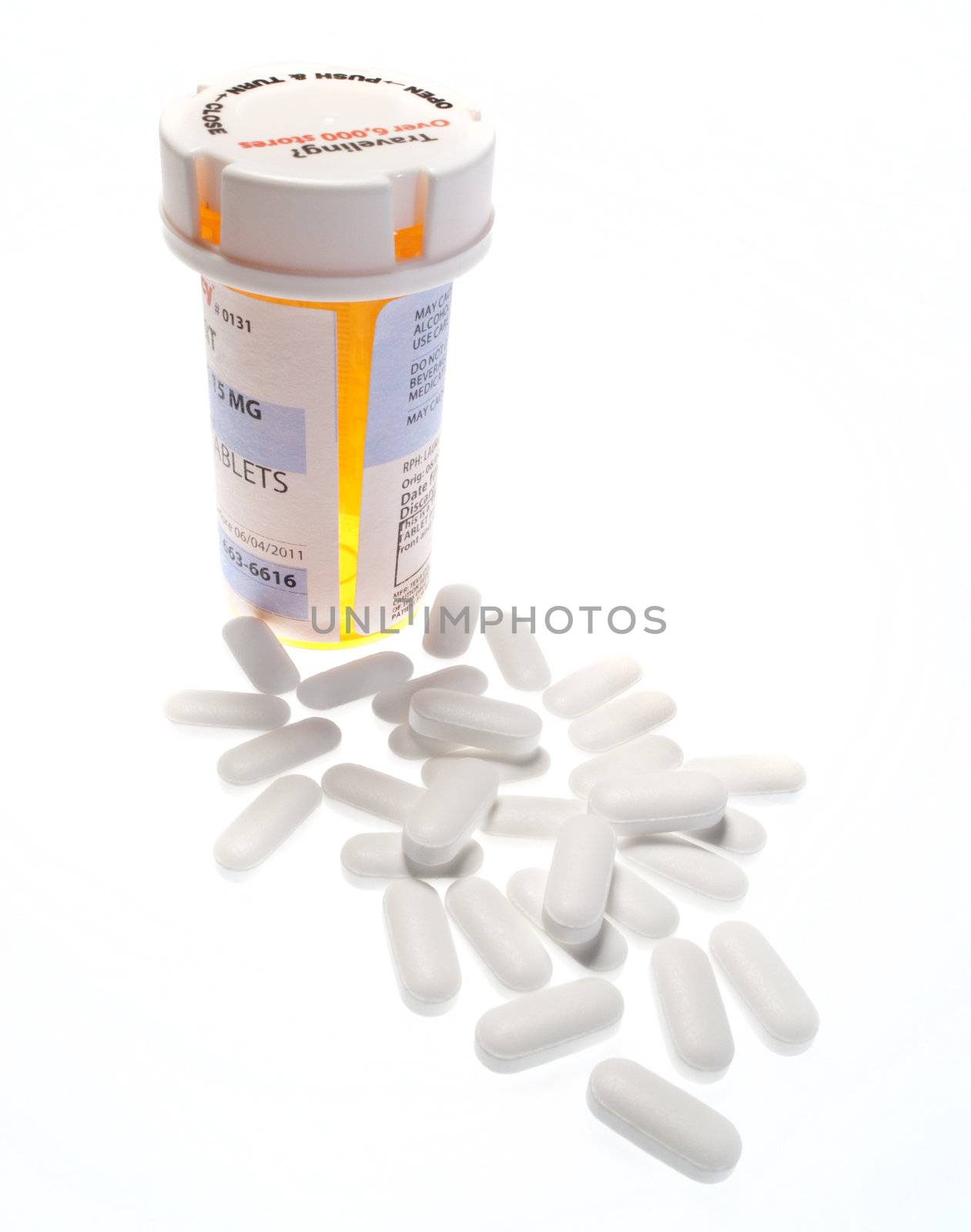Prescription pills and bottle by f/2sumicron