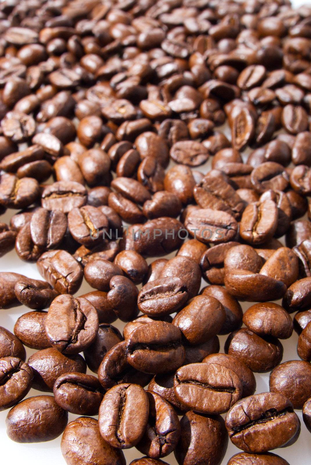 BAckround of many coffee grains