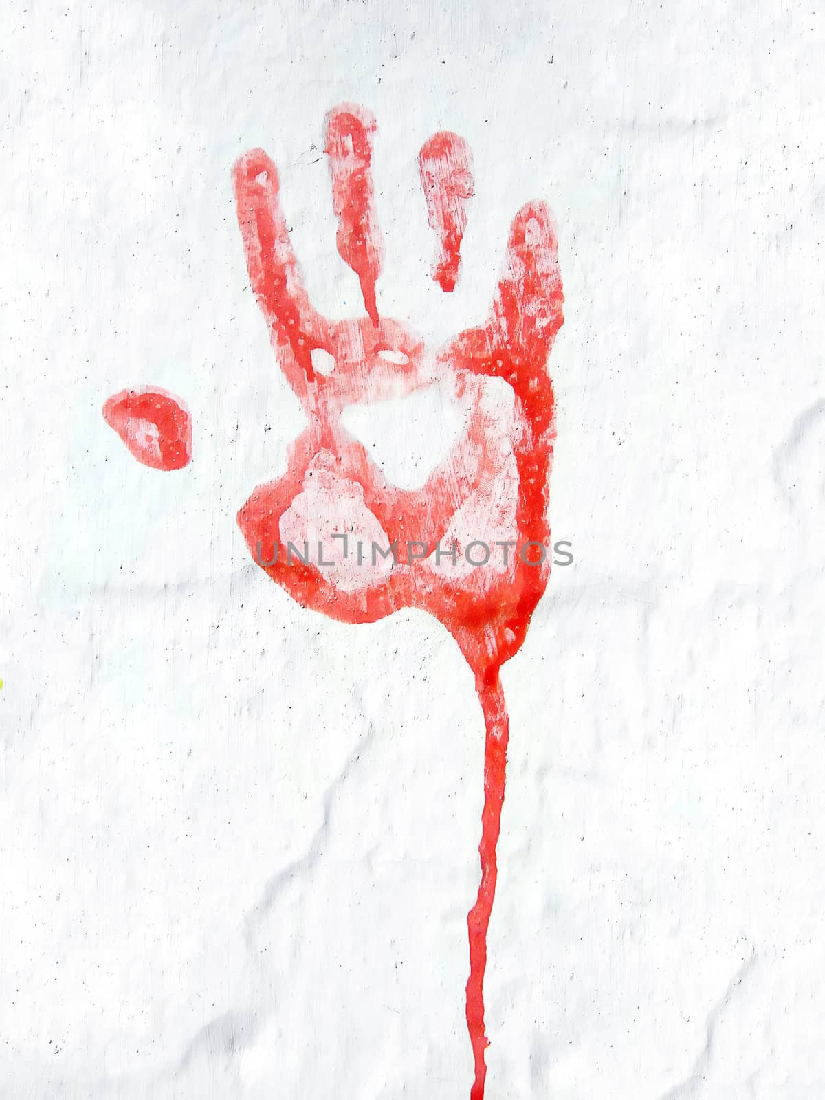 Red Hand-Print by membio