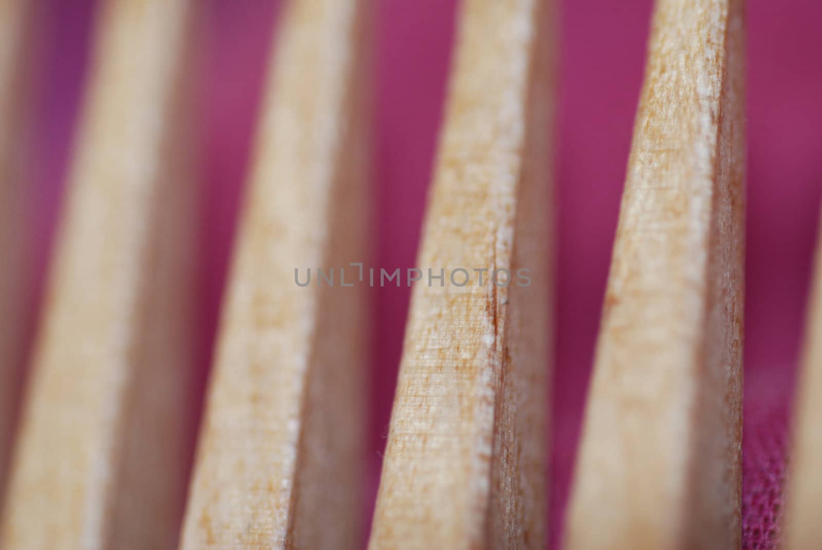 Wooden Comb Abstract by pwillitts