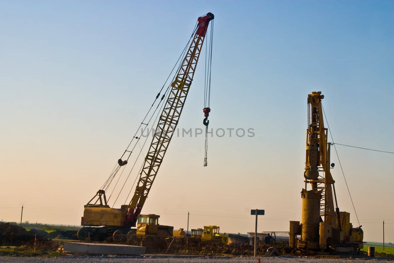 construction series: a new road under construction