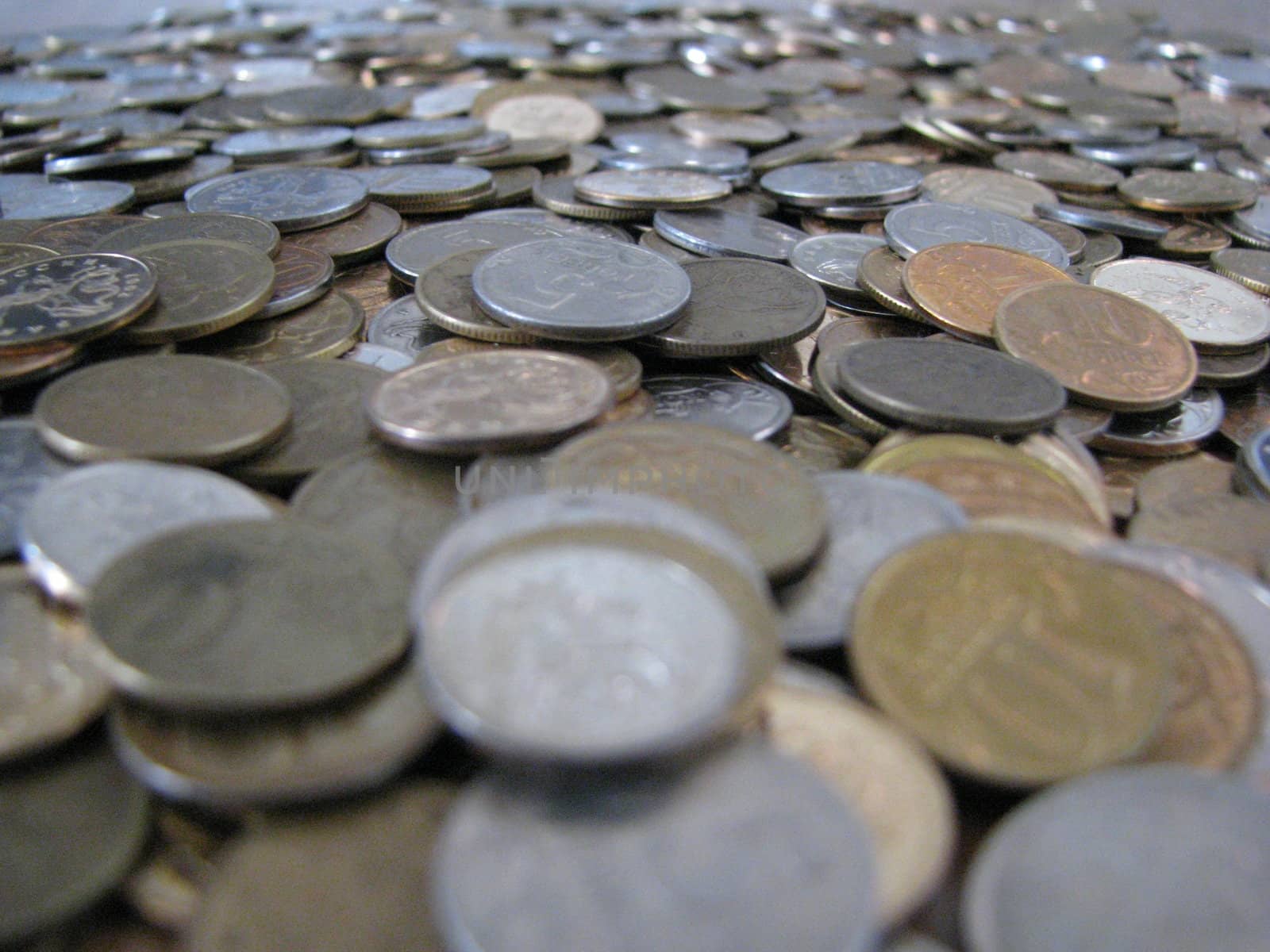 A heap of coins