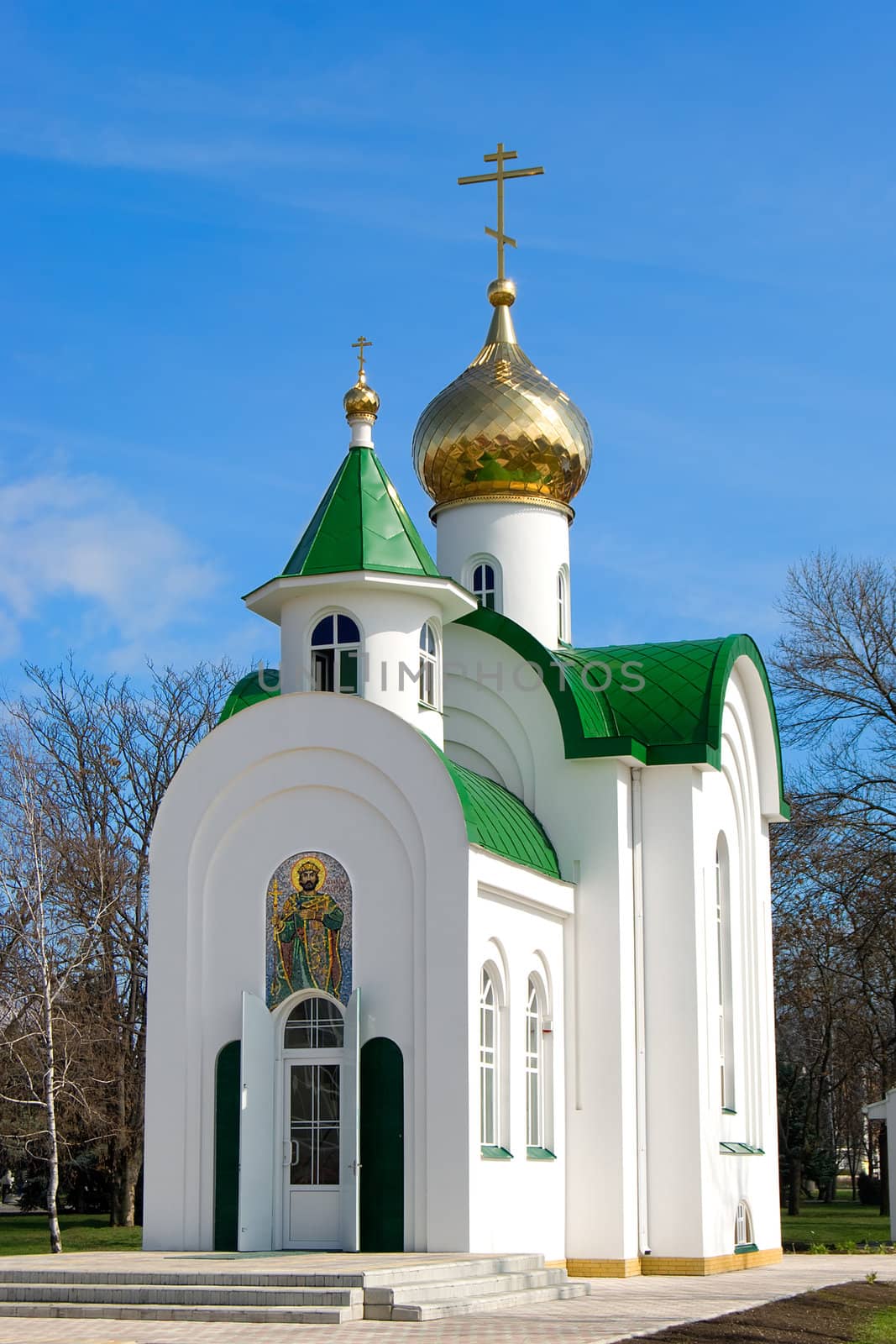 Sacred Vladimir's chapel on the city square