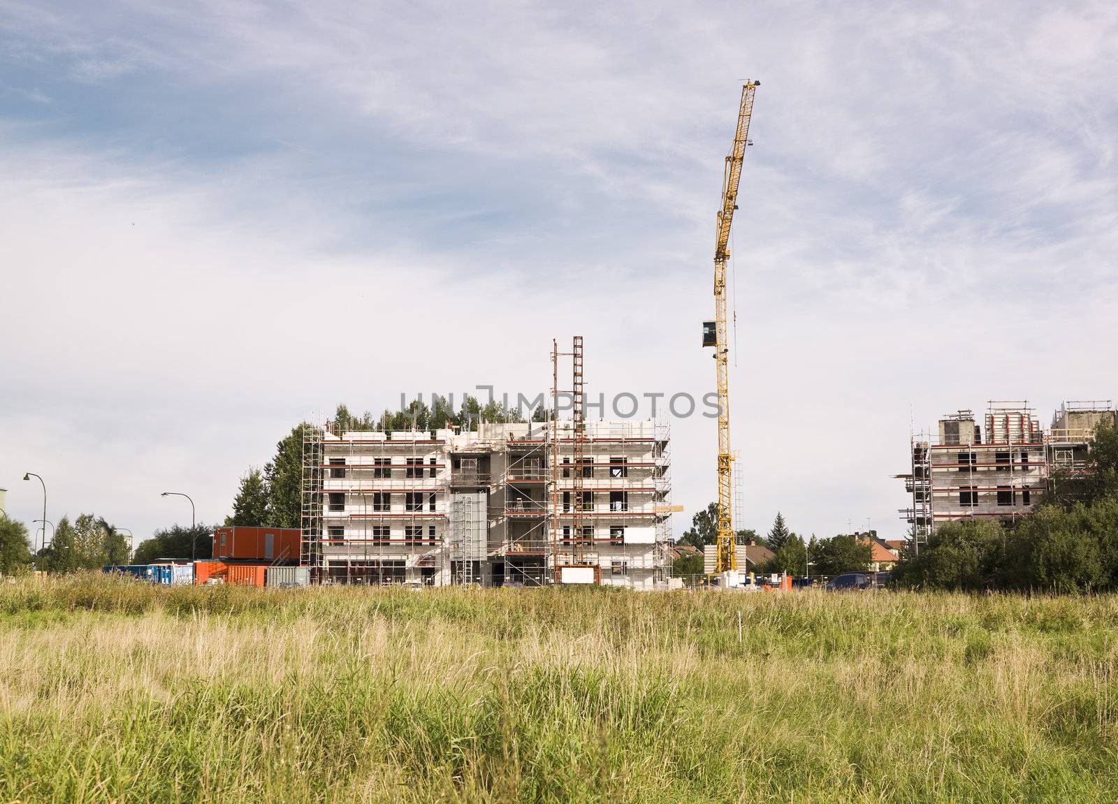 Concrete Highrise Construction Site