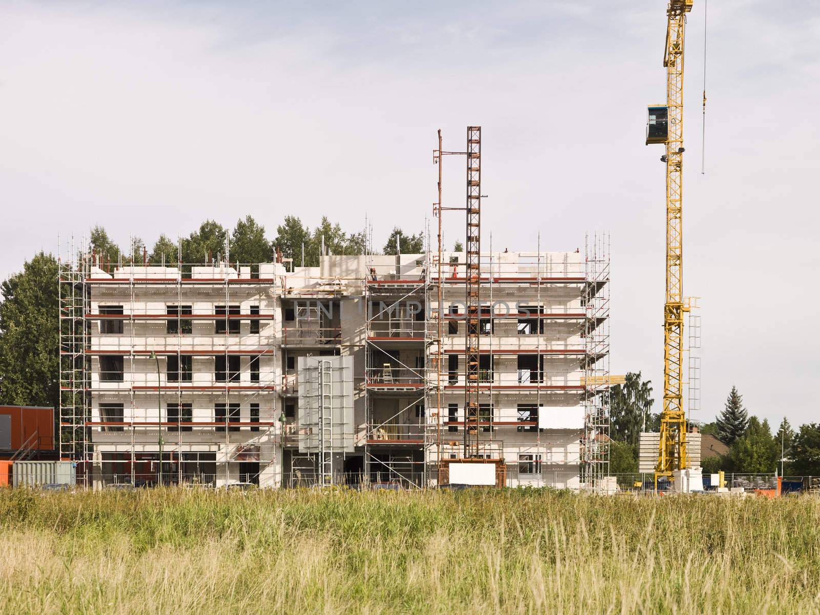 Concrete Highrise Construction Site