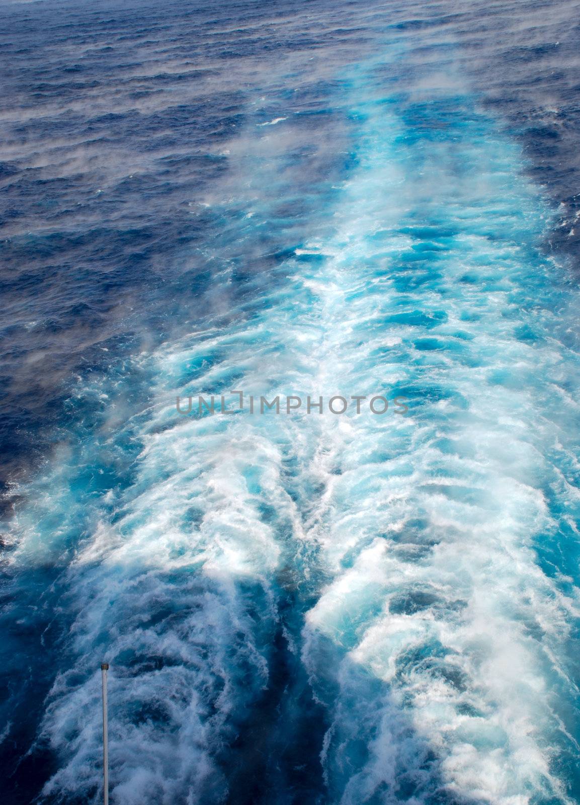 Pictures of the sea from a cruise ship