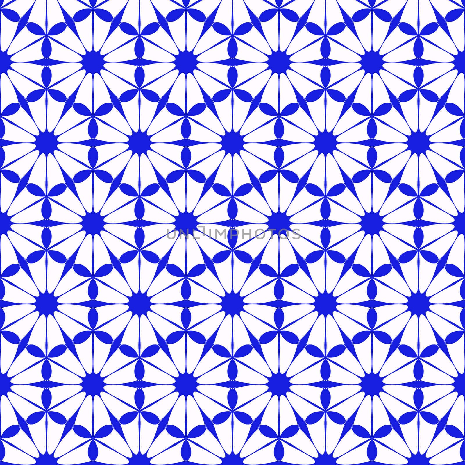 Seamless blue wallpaper pattern