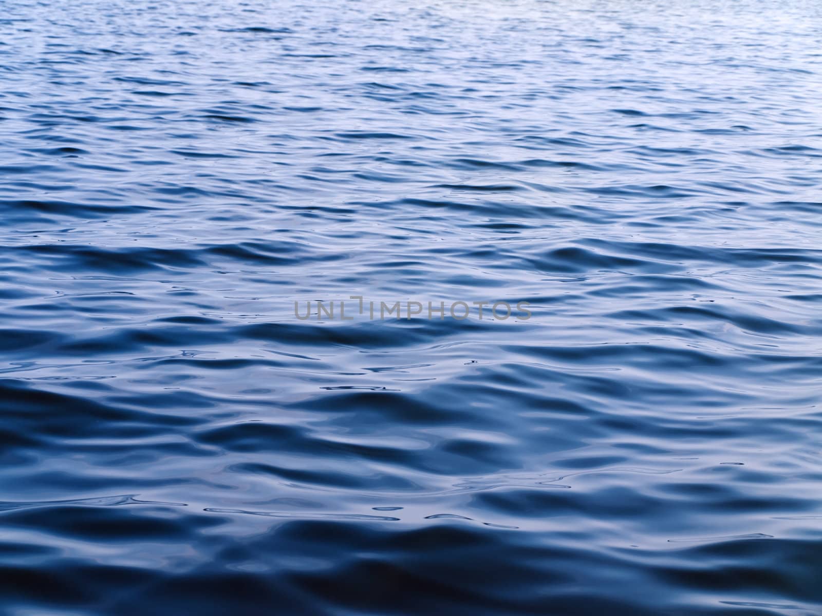 Photo of blue water background with ripples