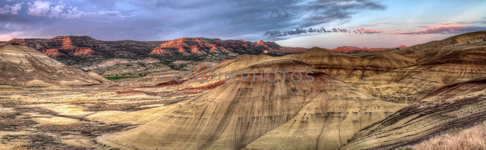 Painted Hills in Oregon Panorama by Davidgn