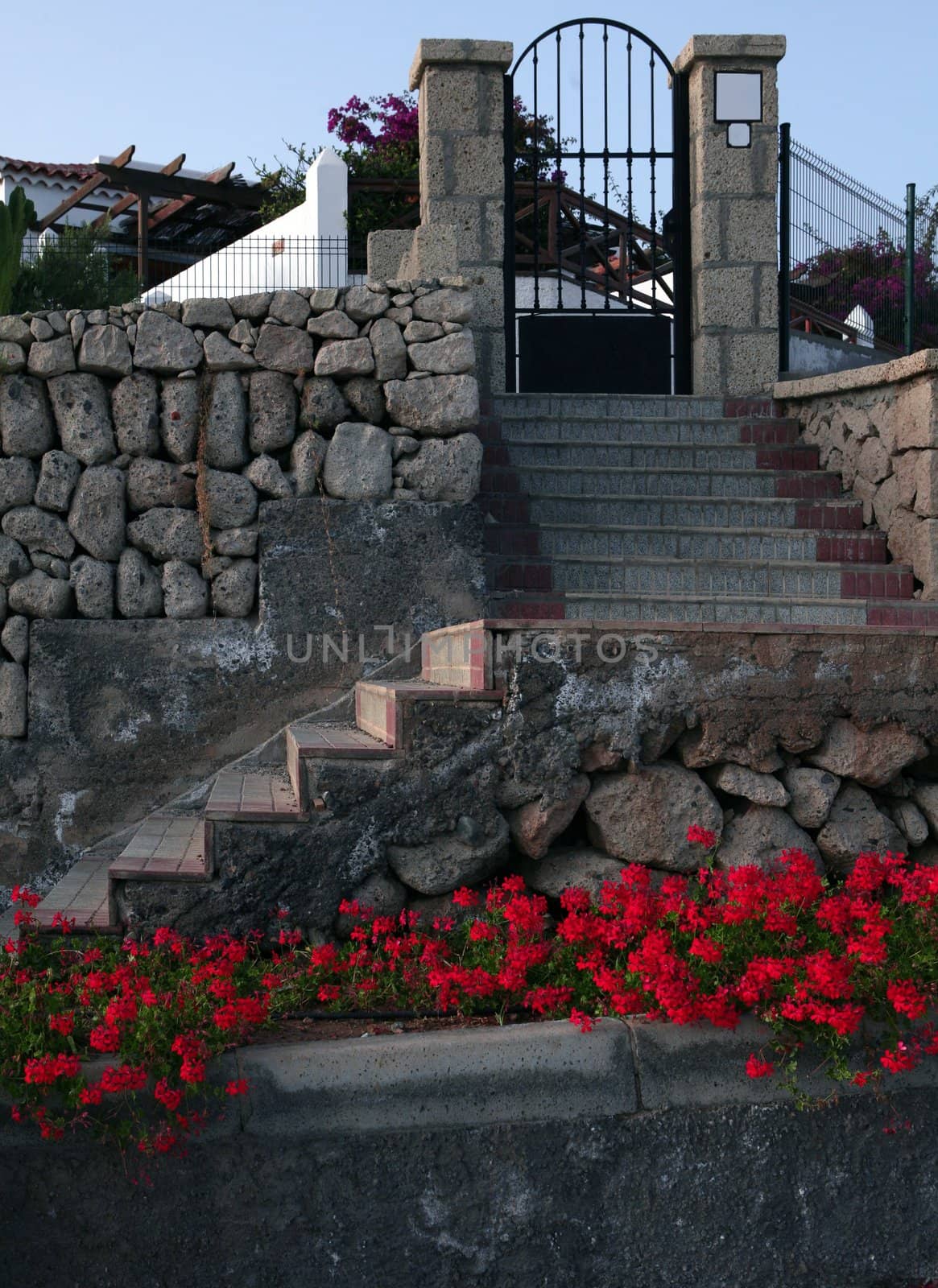 Entrance of hotel on Costa Adeje, Tenerife