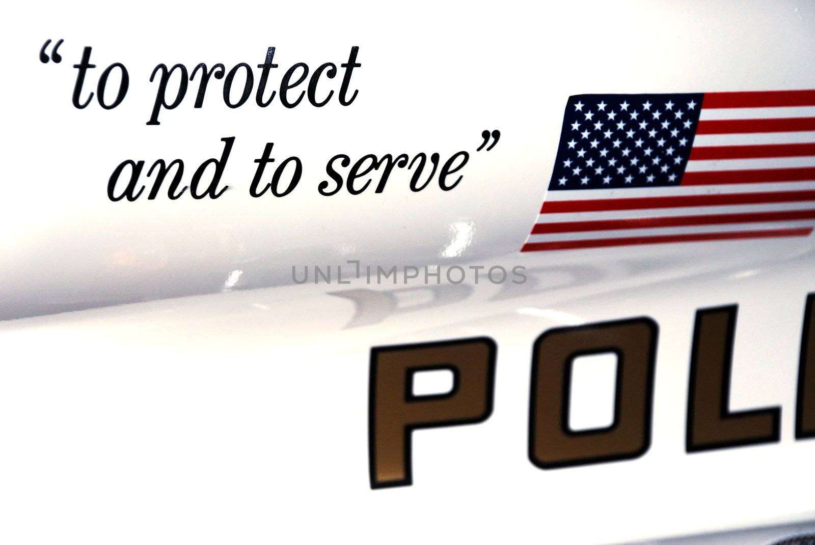 Police Decal and Flag by pixelsnap