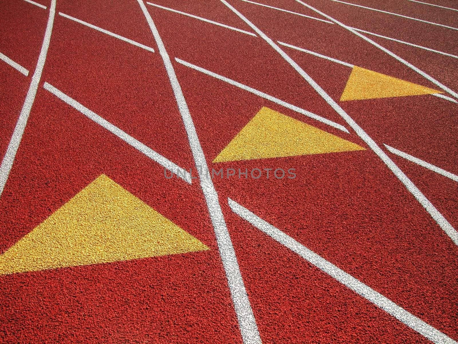 Running Track Lanes by pixelsnap