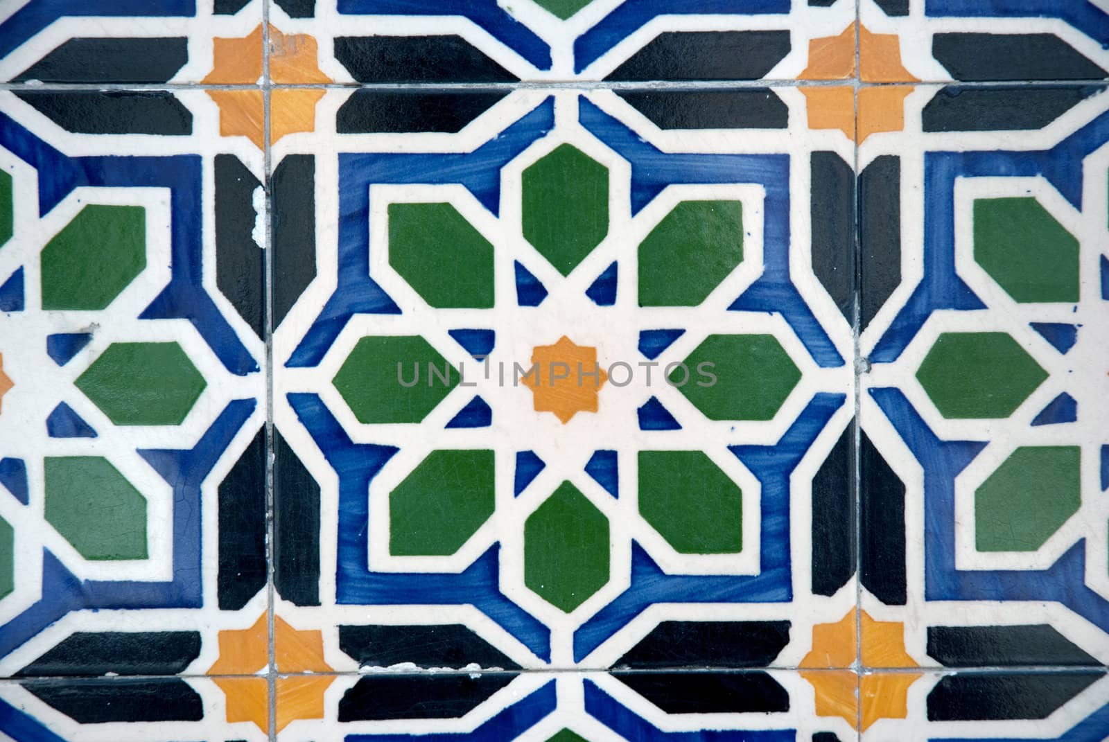 Azulejos - Portuguese glazed tiles, Portugal.