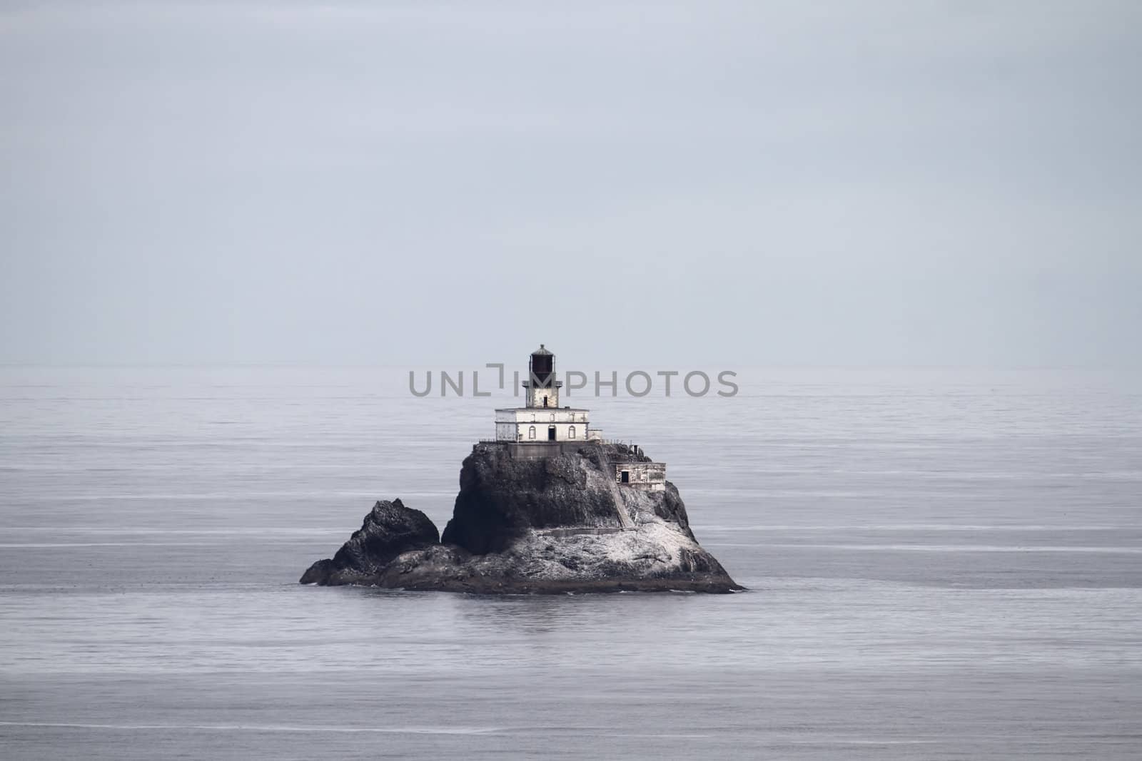 Tillamook Rock Lighthouse at Oregon Coast by Davidgn