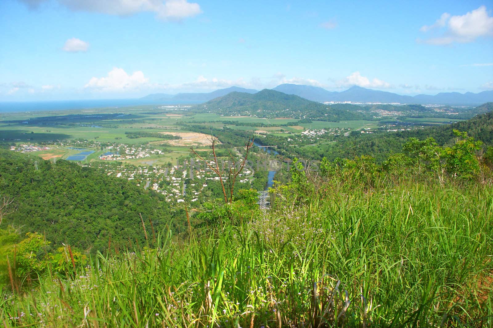 View of Cairns from Barron Gorge National Park - Queensland, Australia