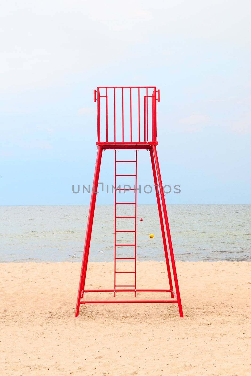 A place of work of a lifeguard