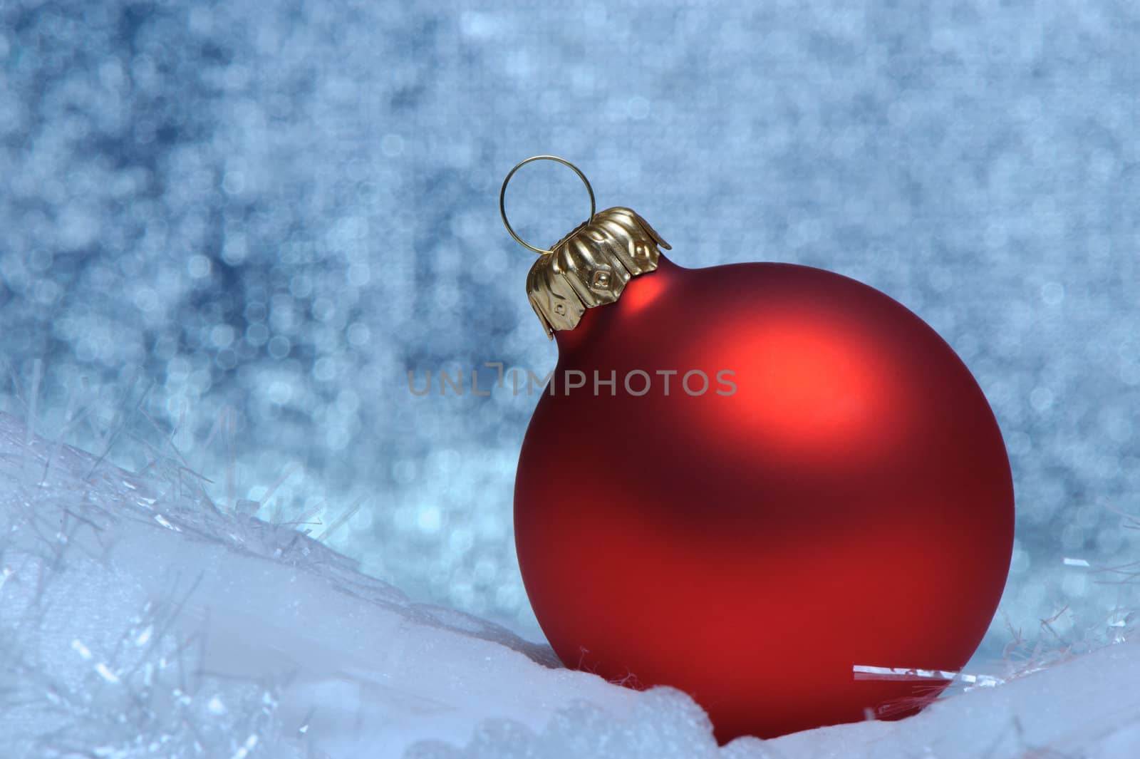 Christmas red sphere by galdzer