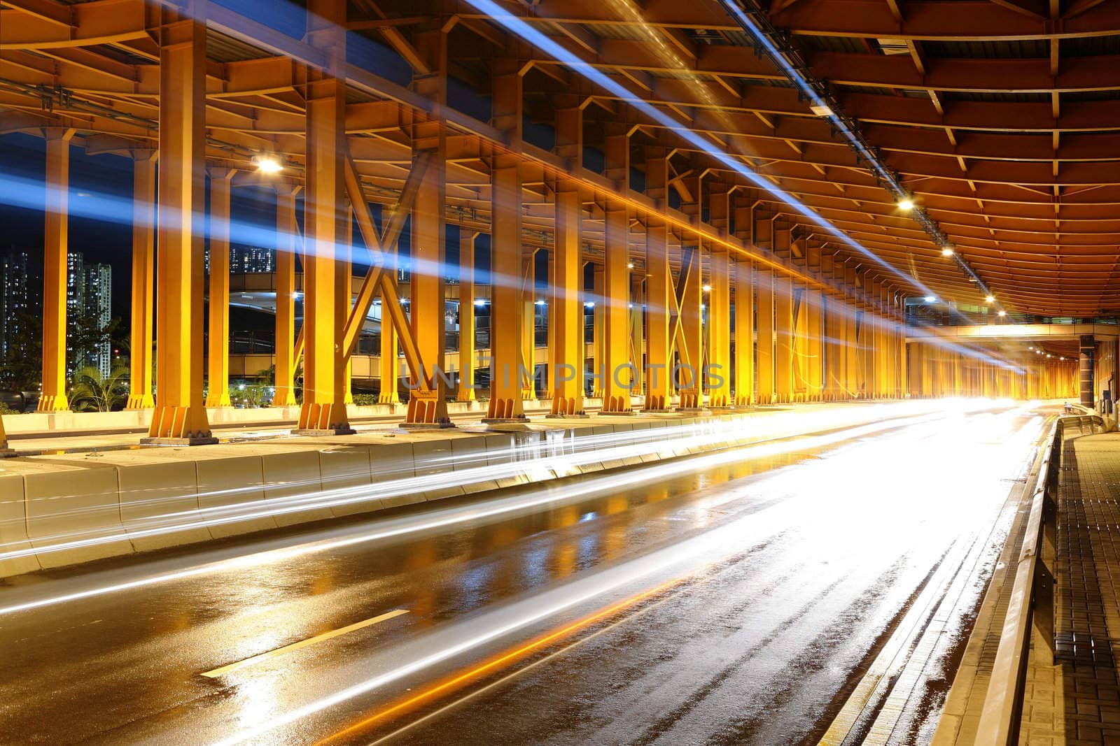 traffic at night