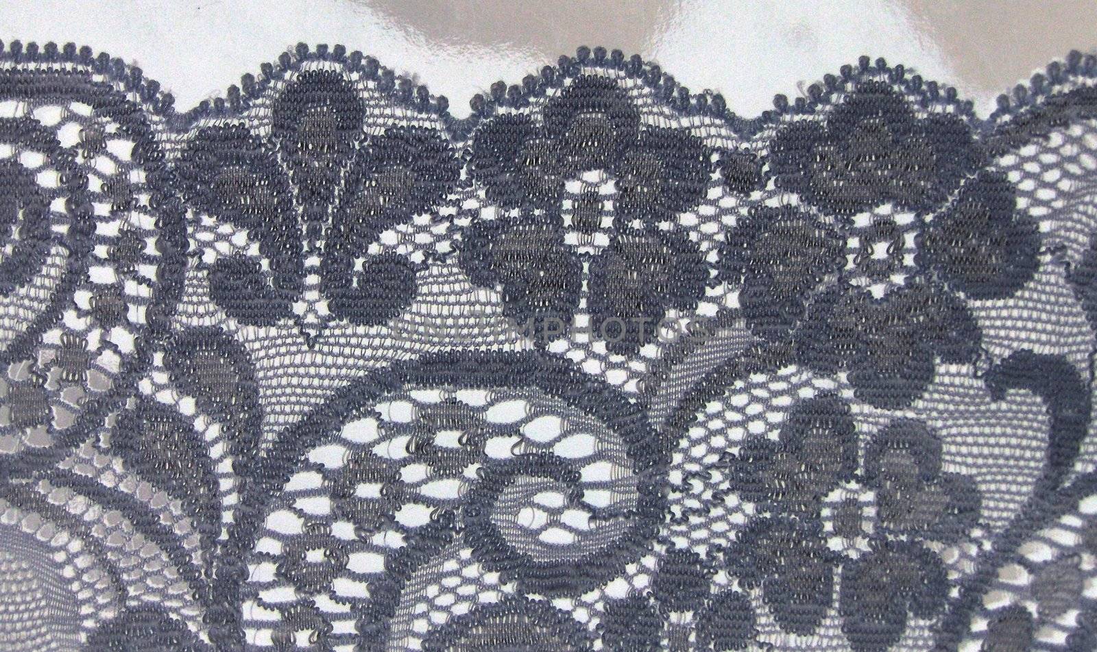 floral lace band suitable for stockings, robes, skirts